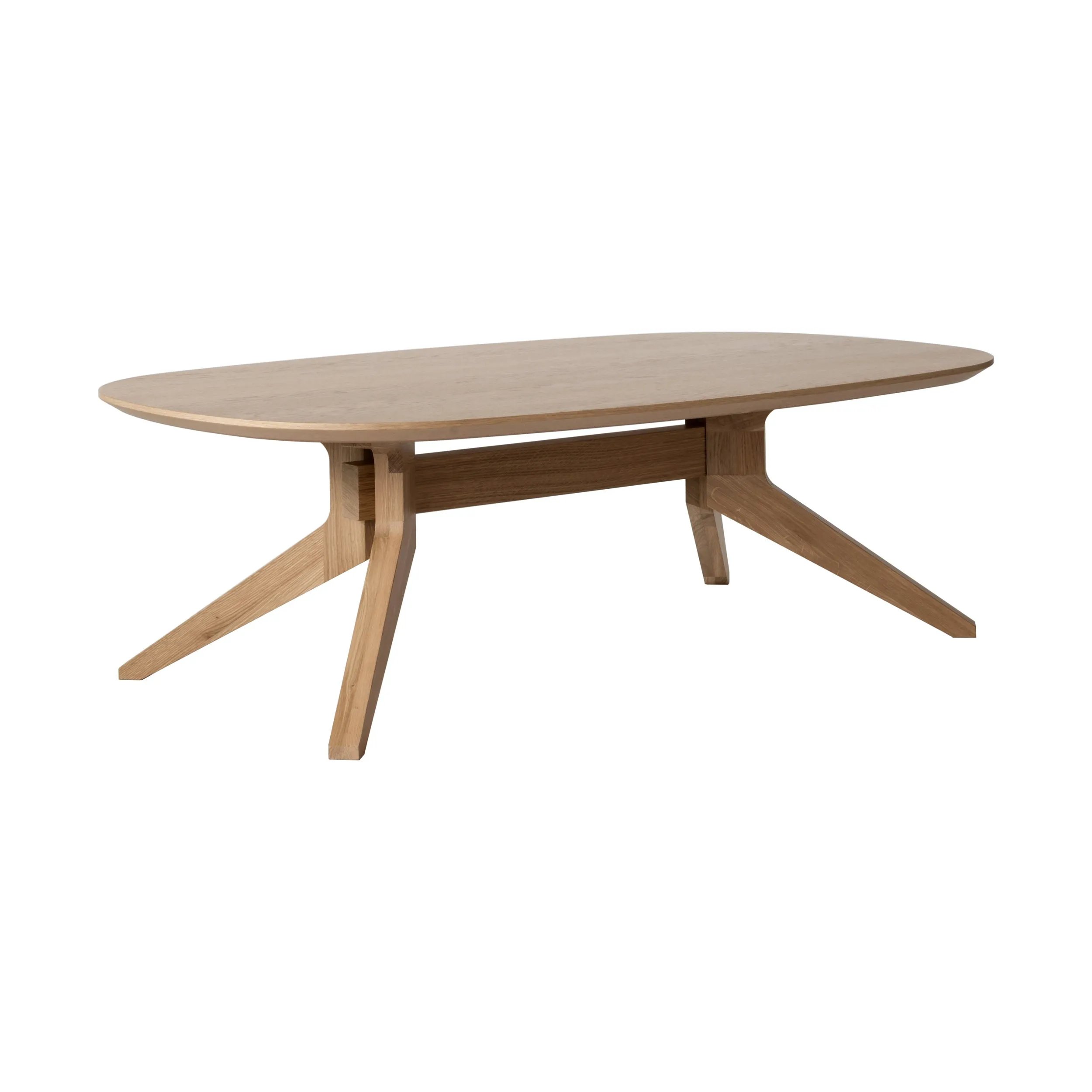 Cross Oval Coffee Table