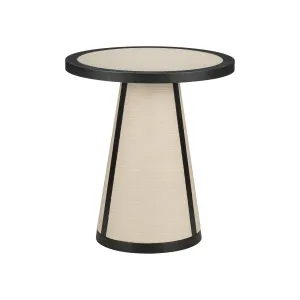 Deanna Raffia Accent Table