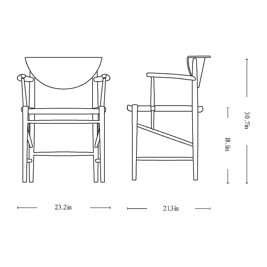 Drawn Dining Armchair