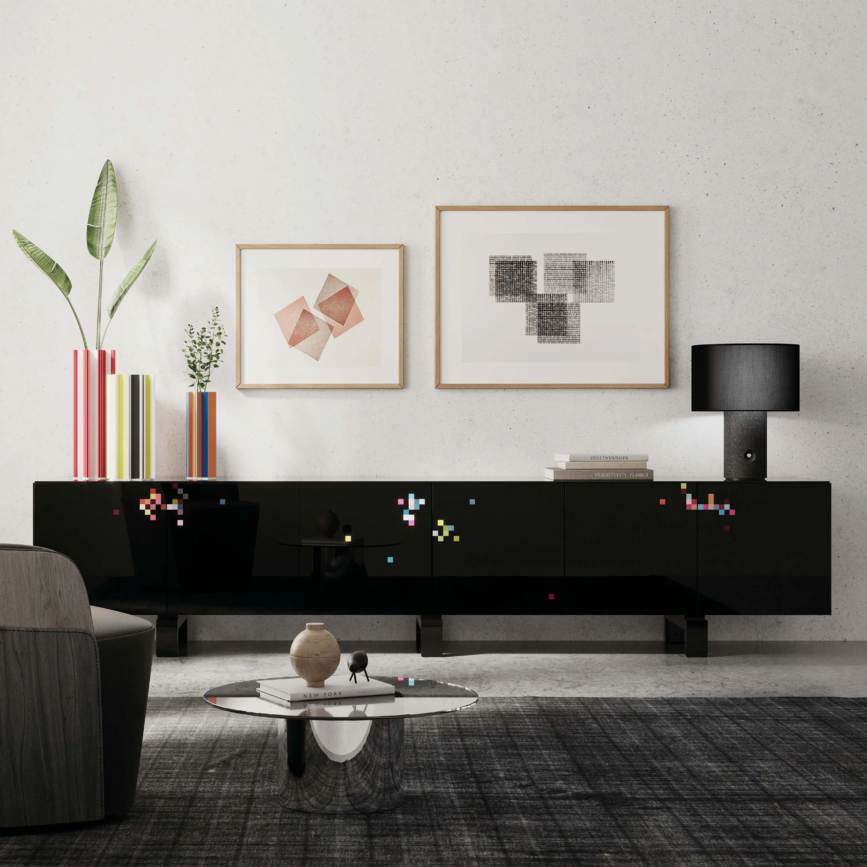 Dreams 6-Door Cabinet