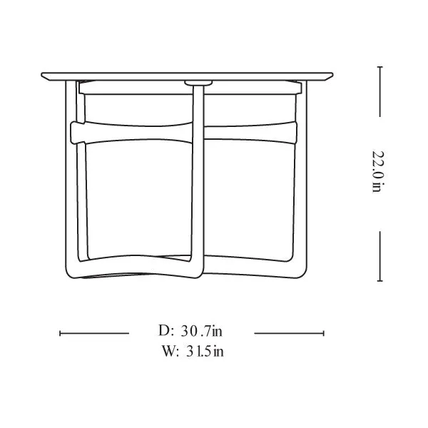 Drop Leaf Coffee Table