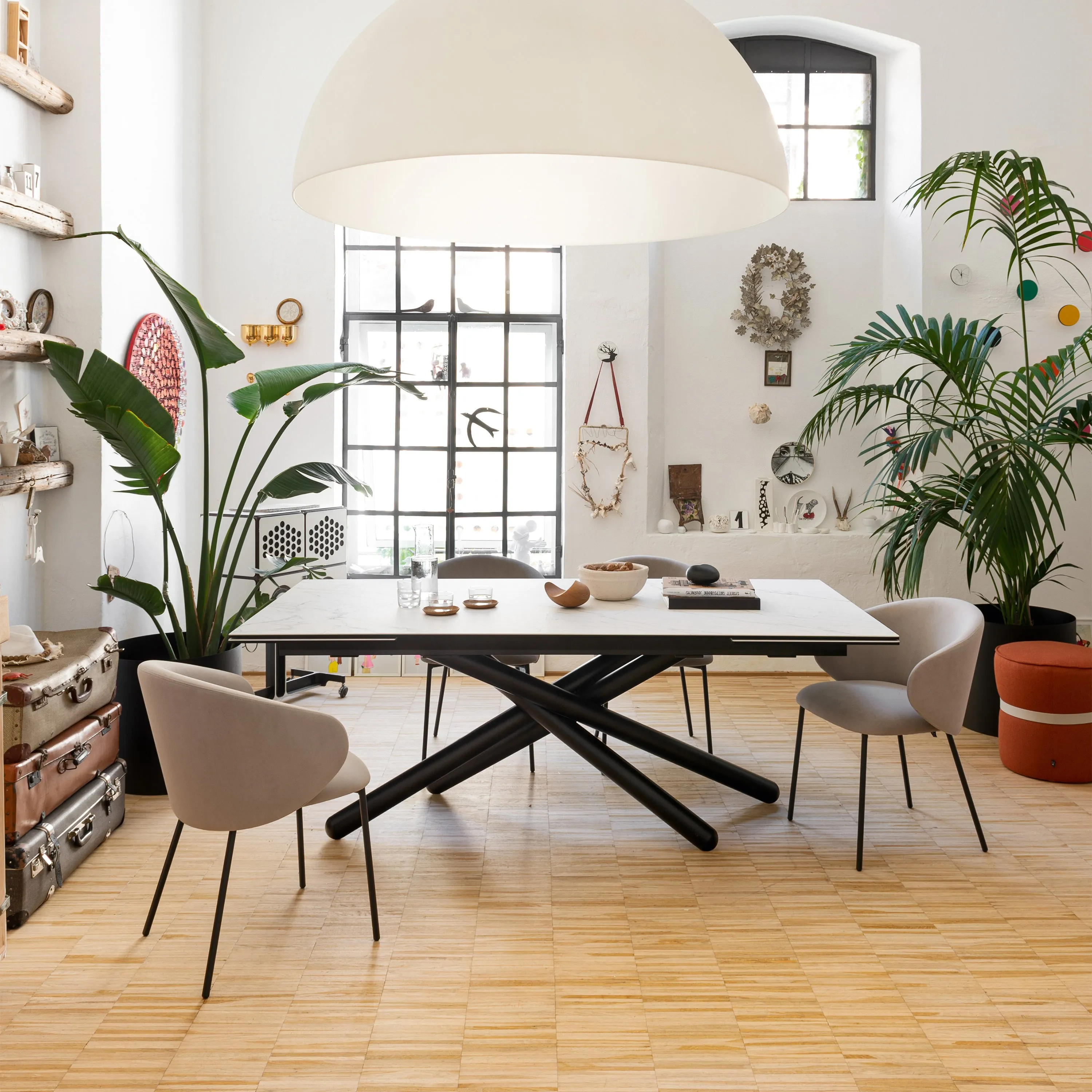 Duel Extendable Dining Table