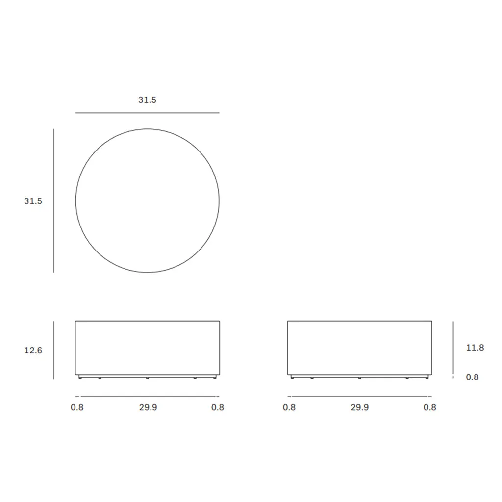 Elements Round Coffee Table