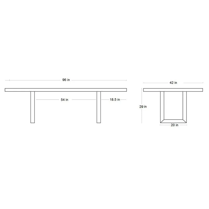 Emerson Dining Table - Sculpted Edge