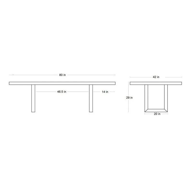 Emerson Dining Table - Sculpted Edge
