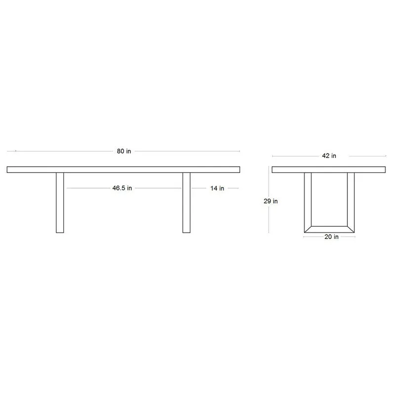 Emerson Dining Table - Sculpted Edge