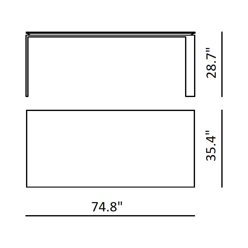 Four Soft Touch Dining Table