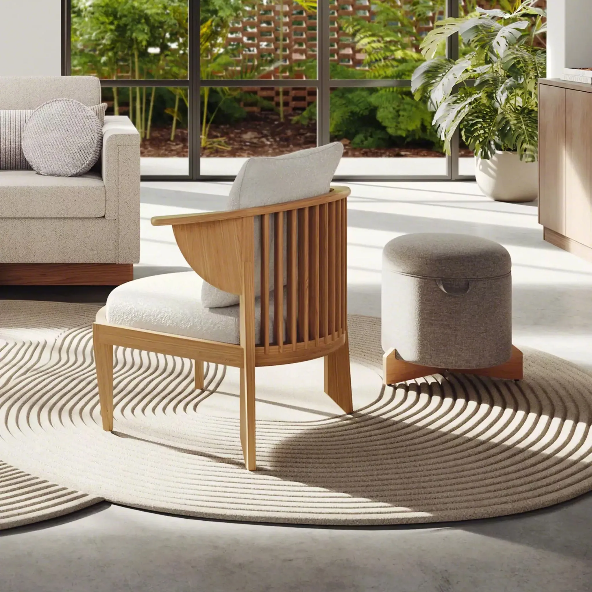 Frank Lloyd Wright Rockford Lounge Chair