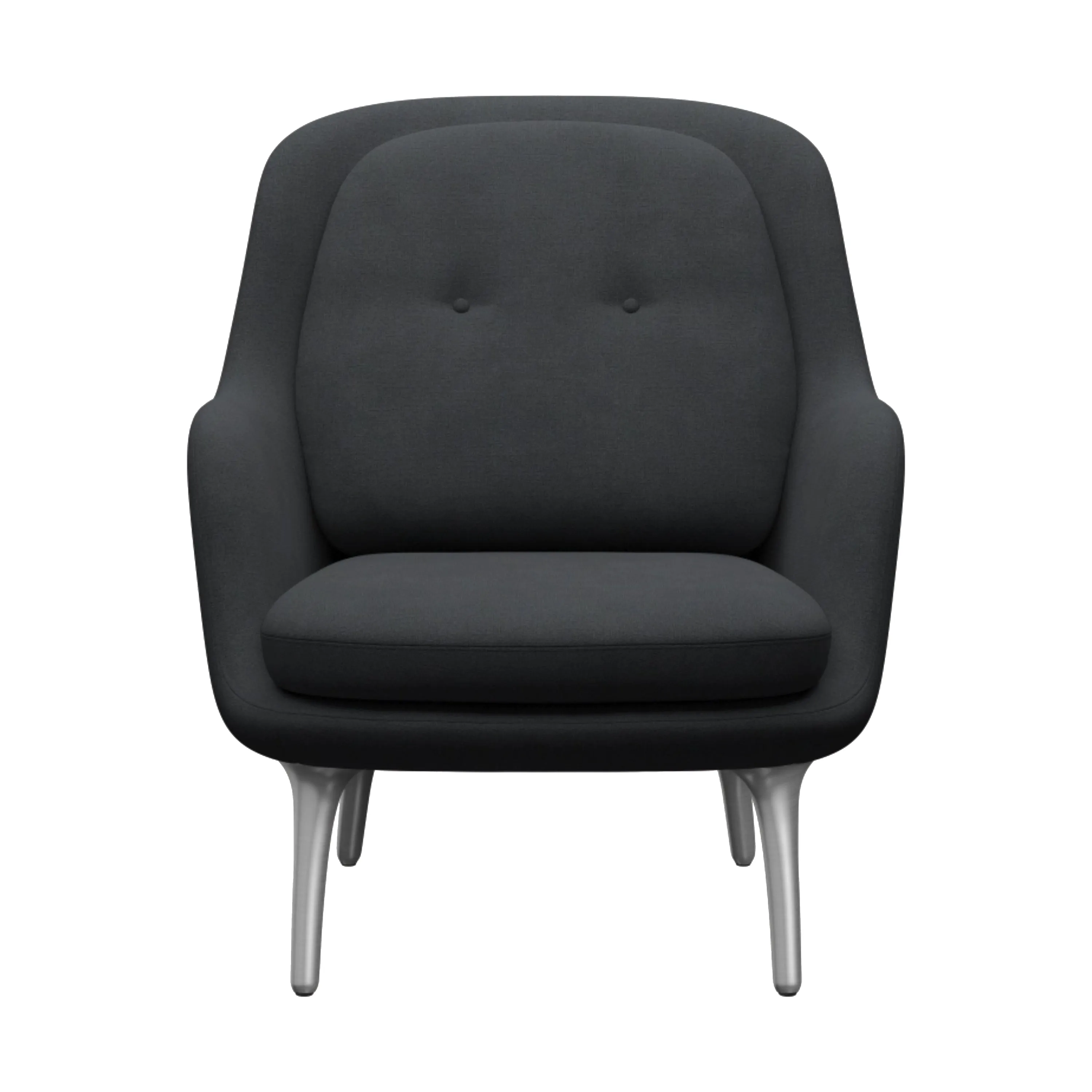 Fri Lounge Chair with Metal Legs