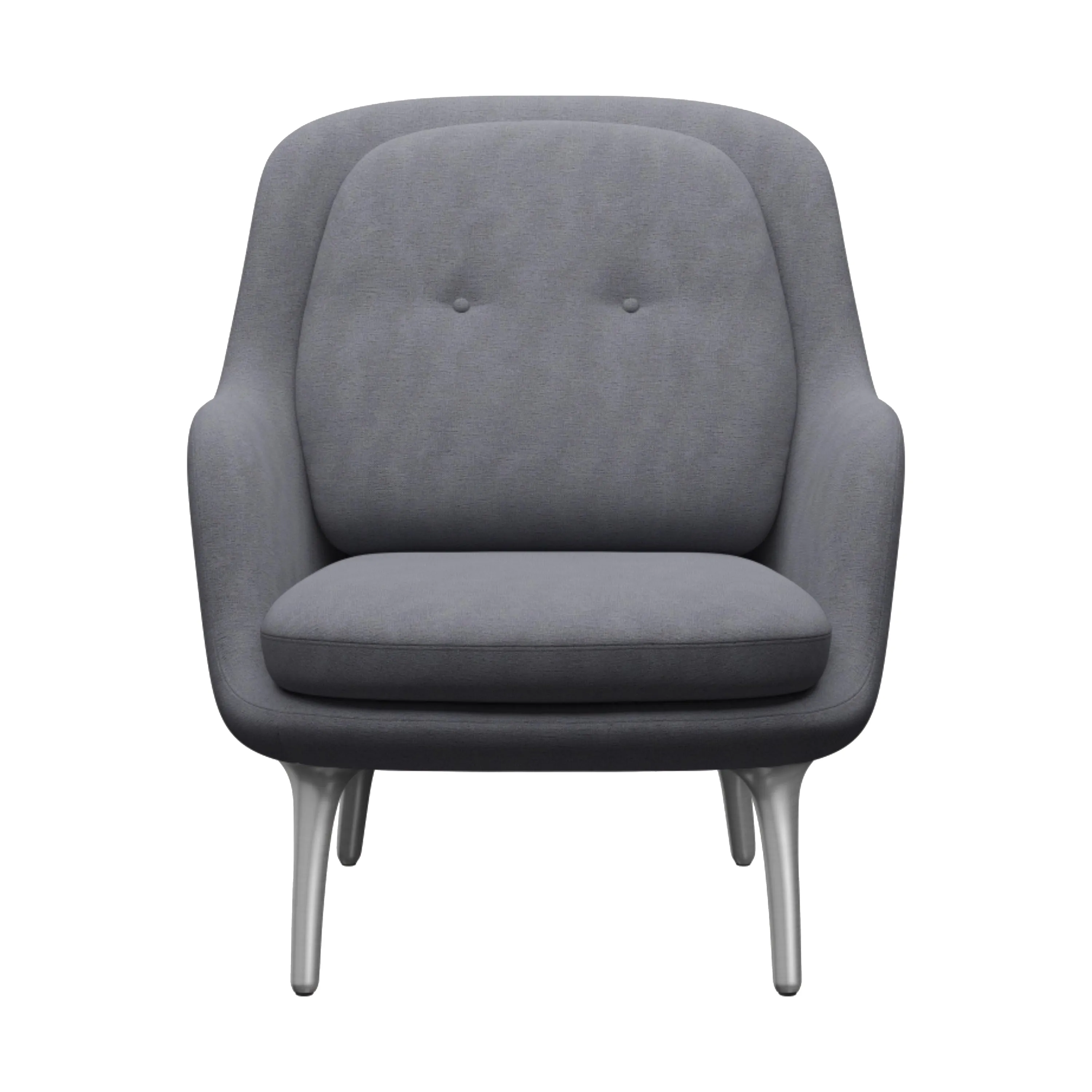 Fri Lounge Chair with Metal Legs