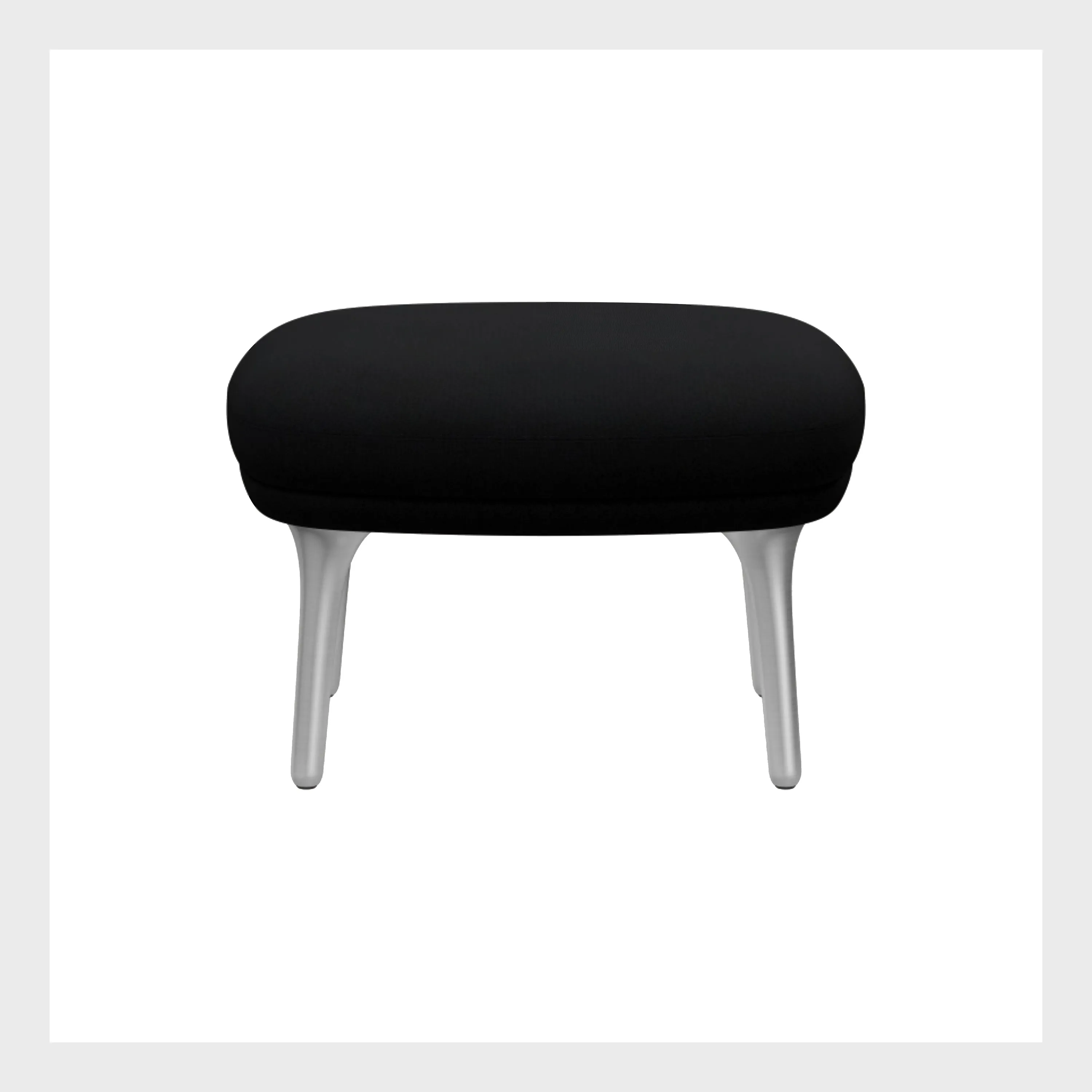 Fri Ottoman with Metal Legs