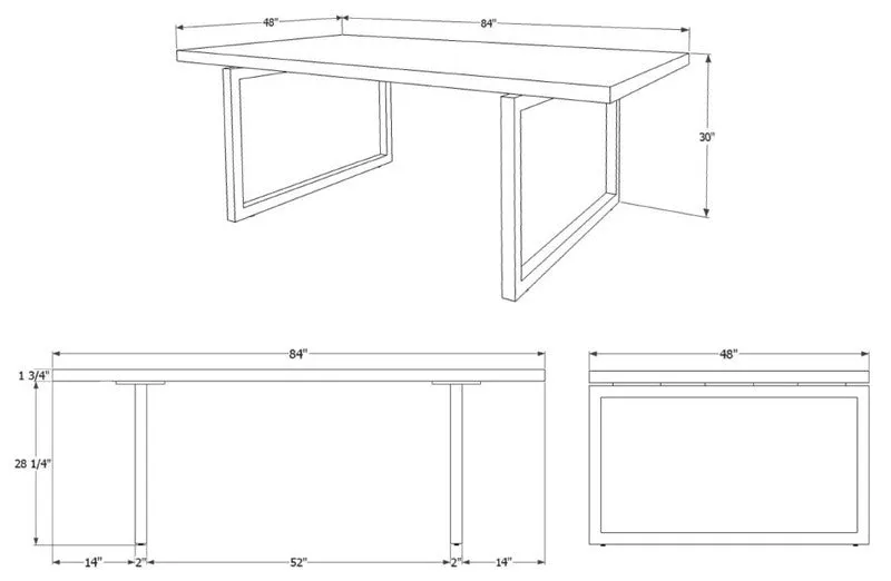 GAX 48 Dining Table