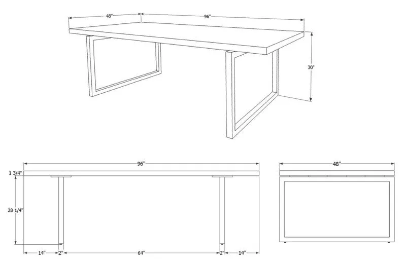 GAX 48 Dining Table