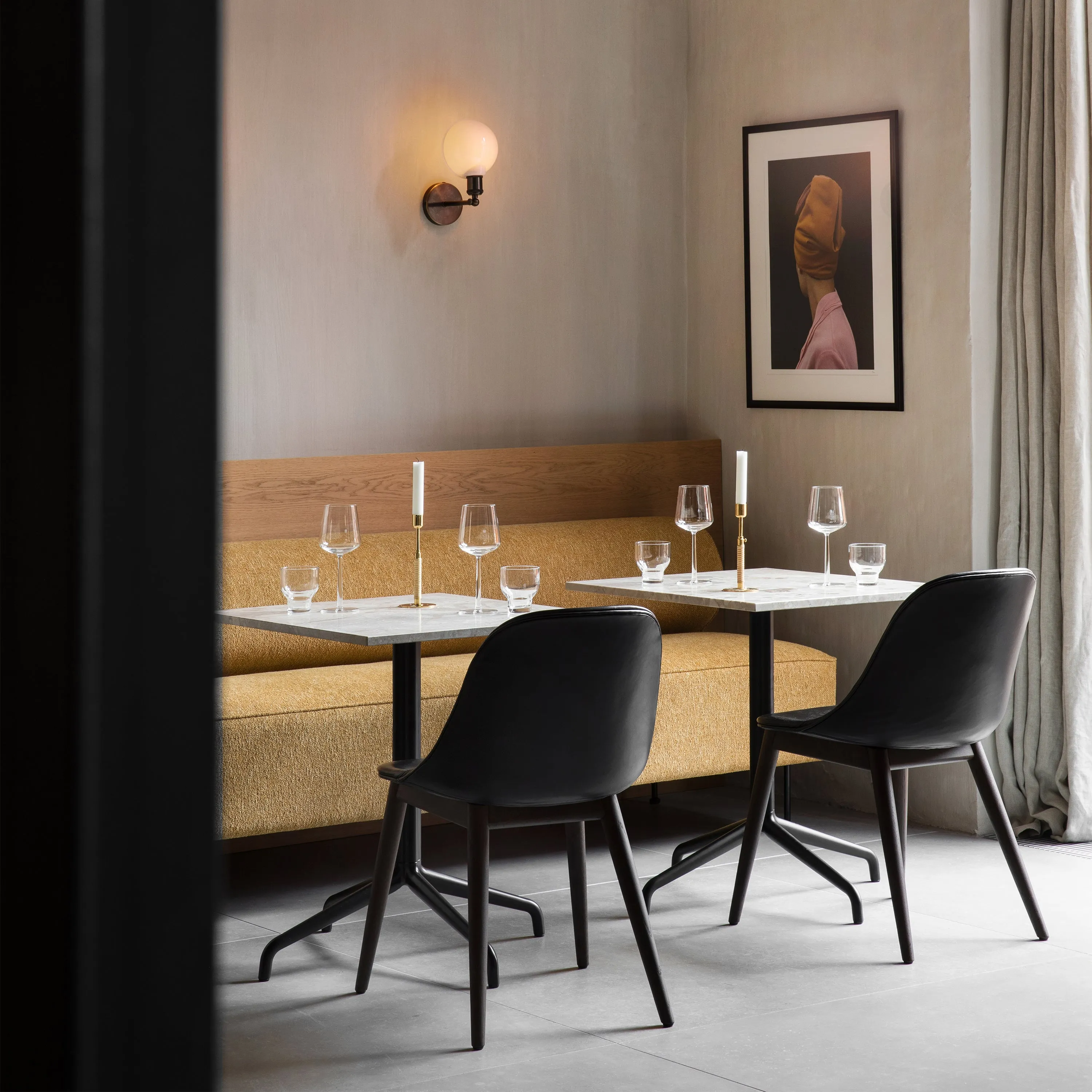 Harbour Column Bar/Counter Rectangular Table with Star Base