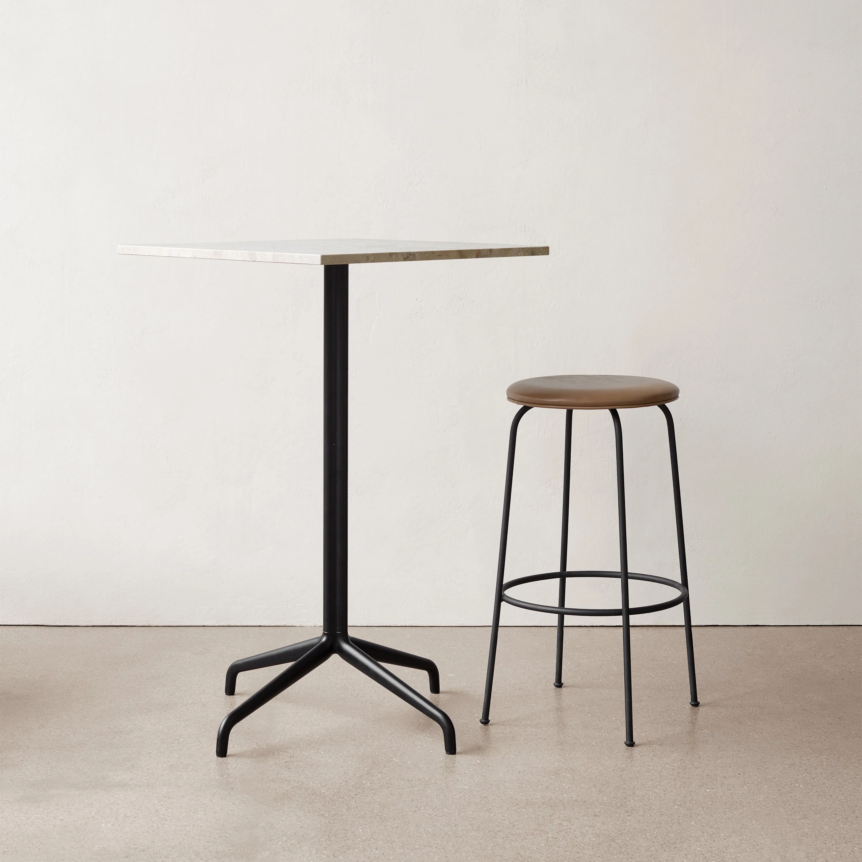 Harbour Column Bar/Counter Rectangular Table with Star Base