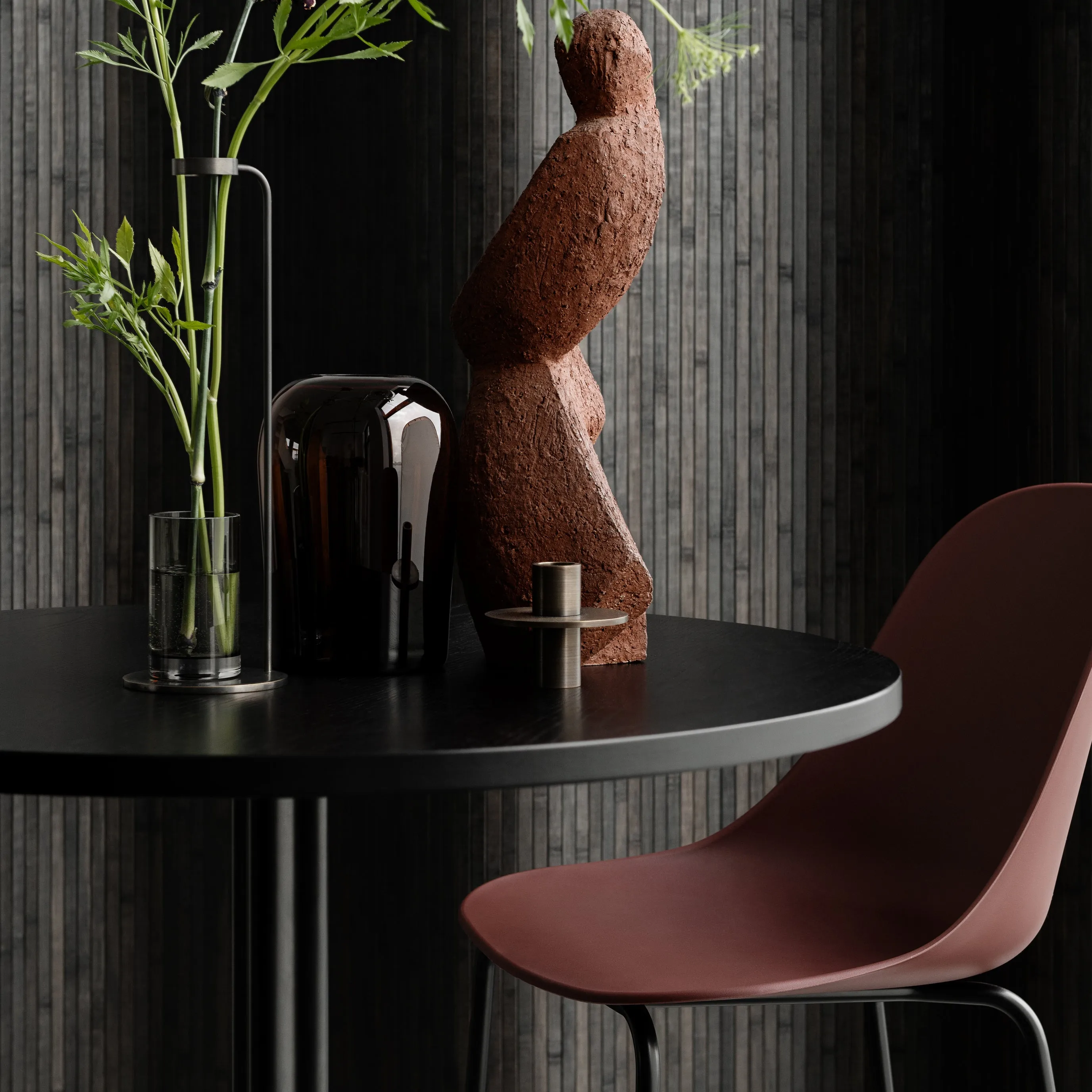 Harbour Column Bar/Counter Round Table with Star Base