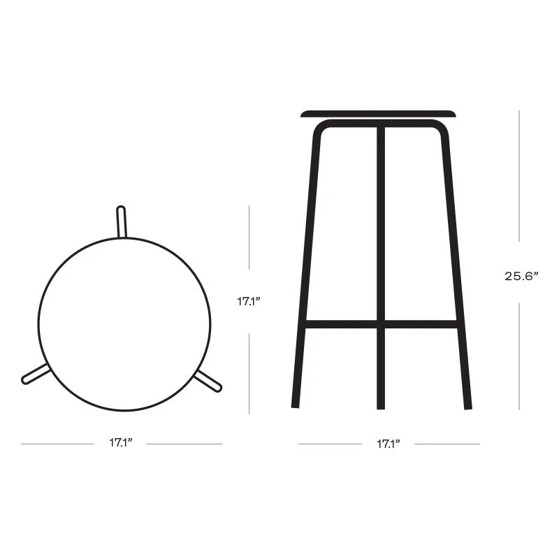 High Dot Counter Stool