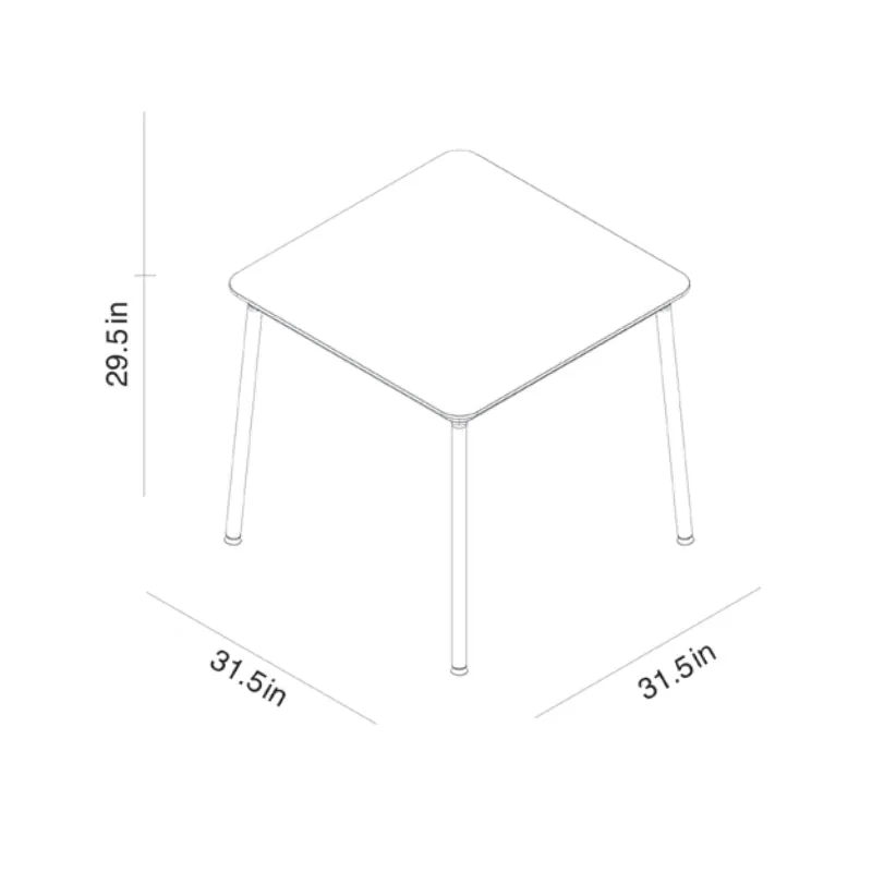 Hub Square Dining Table