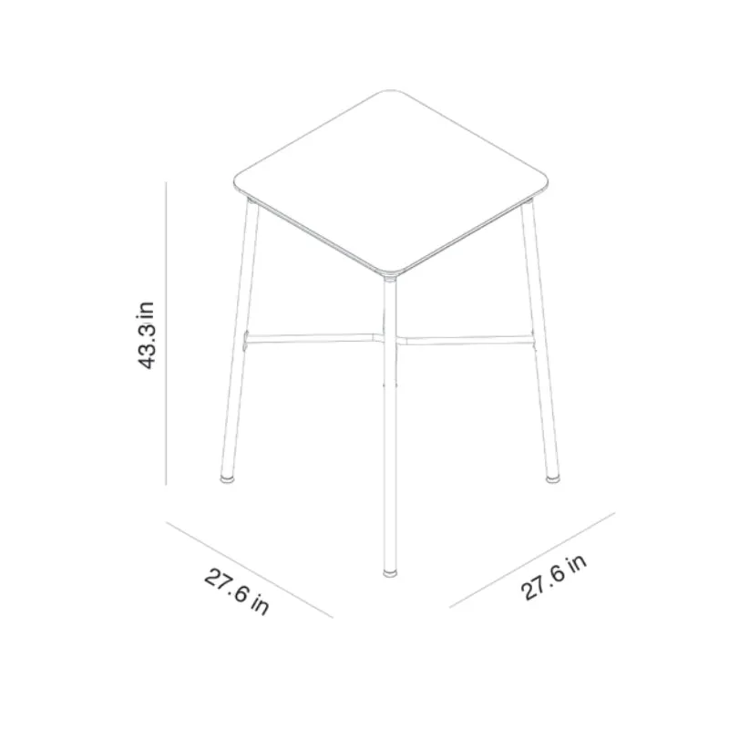 Hub Square High Dining Table