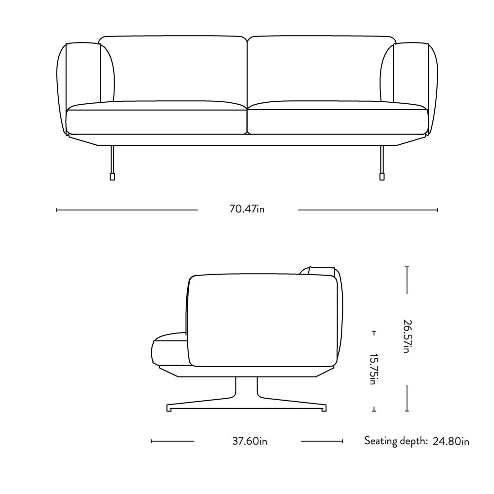 Inland 2-Seater Sofa