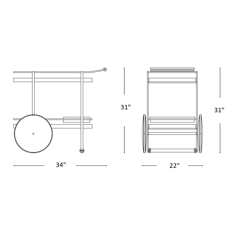 James Bar Cart