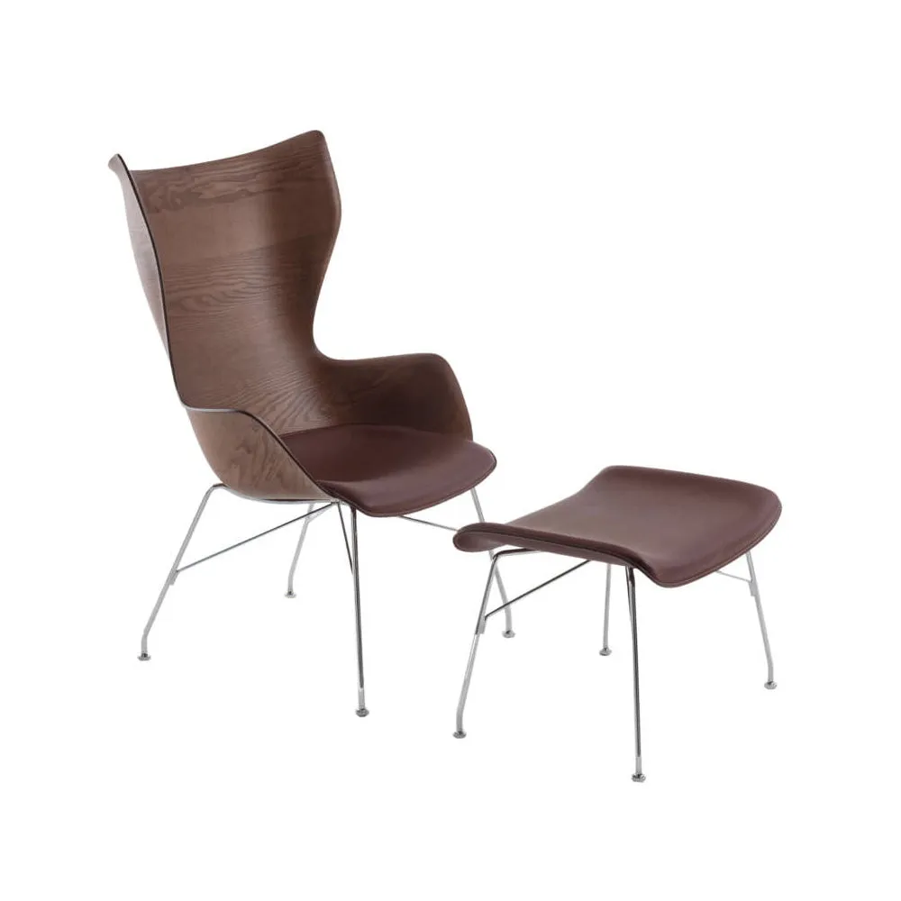 K/Wood Upholstered Chair