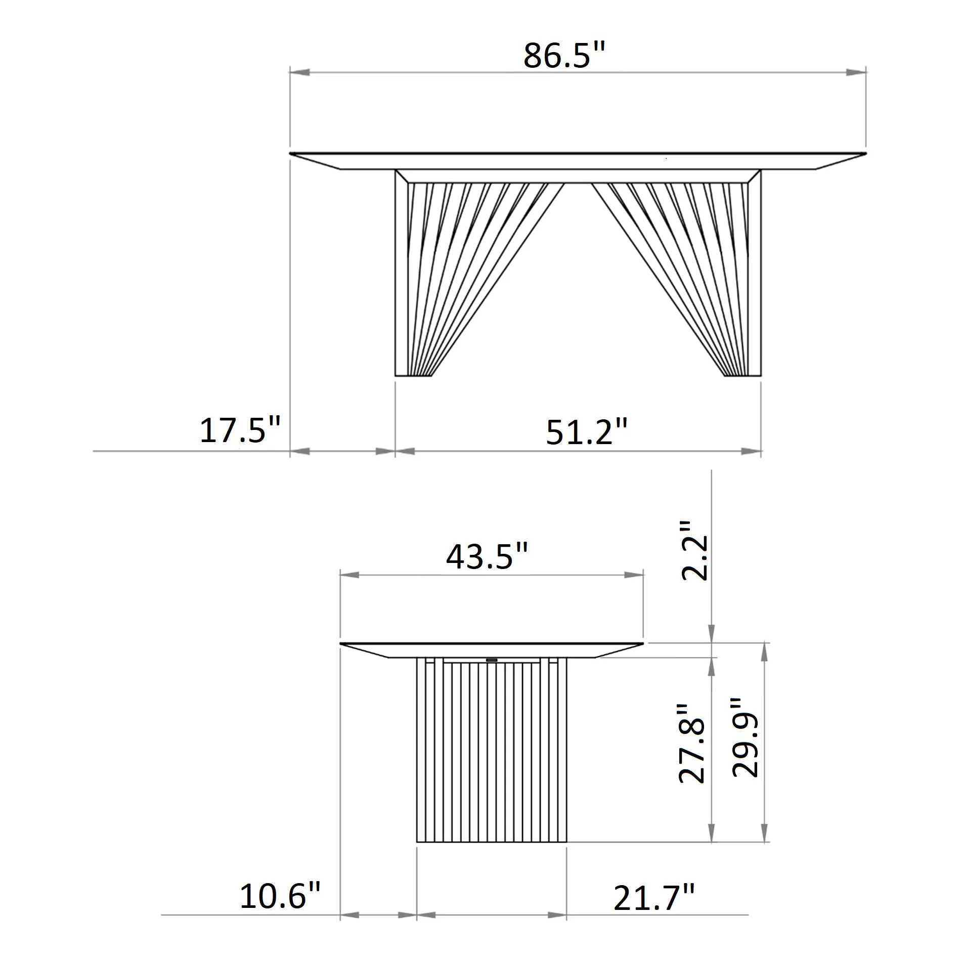 Laguna Dining Table