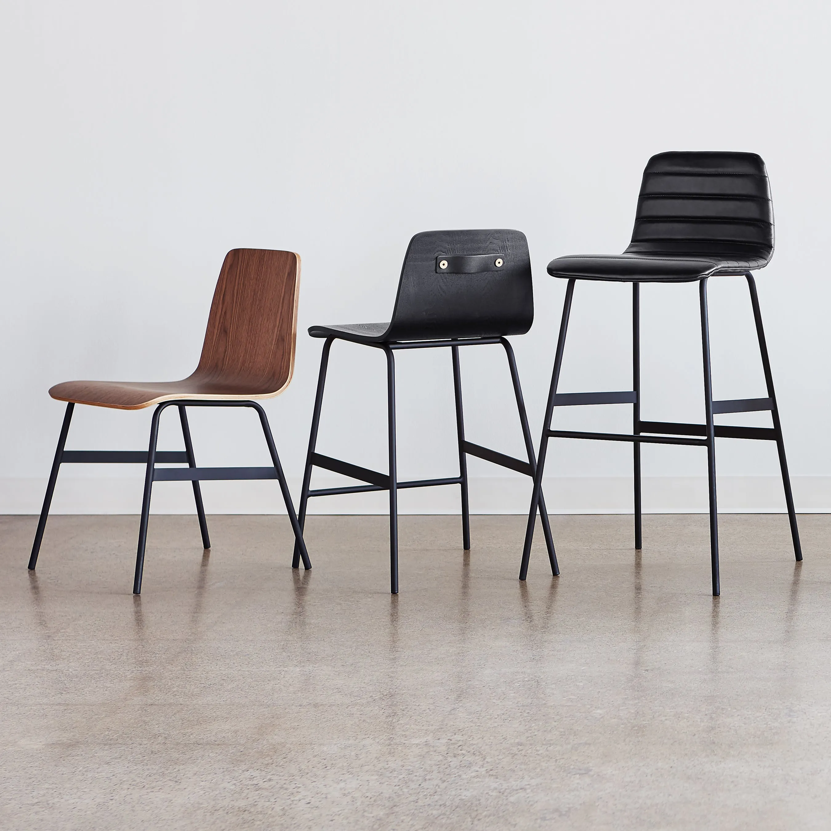 Lecture Upholstered Counter Stool