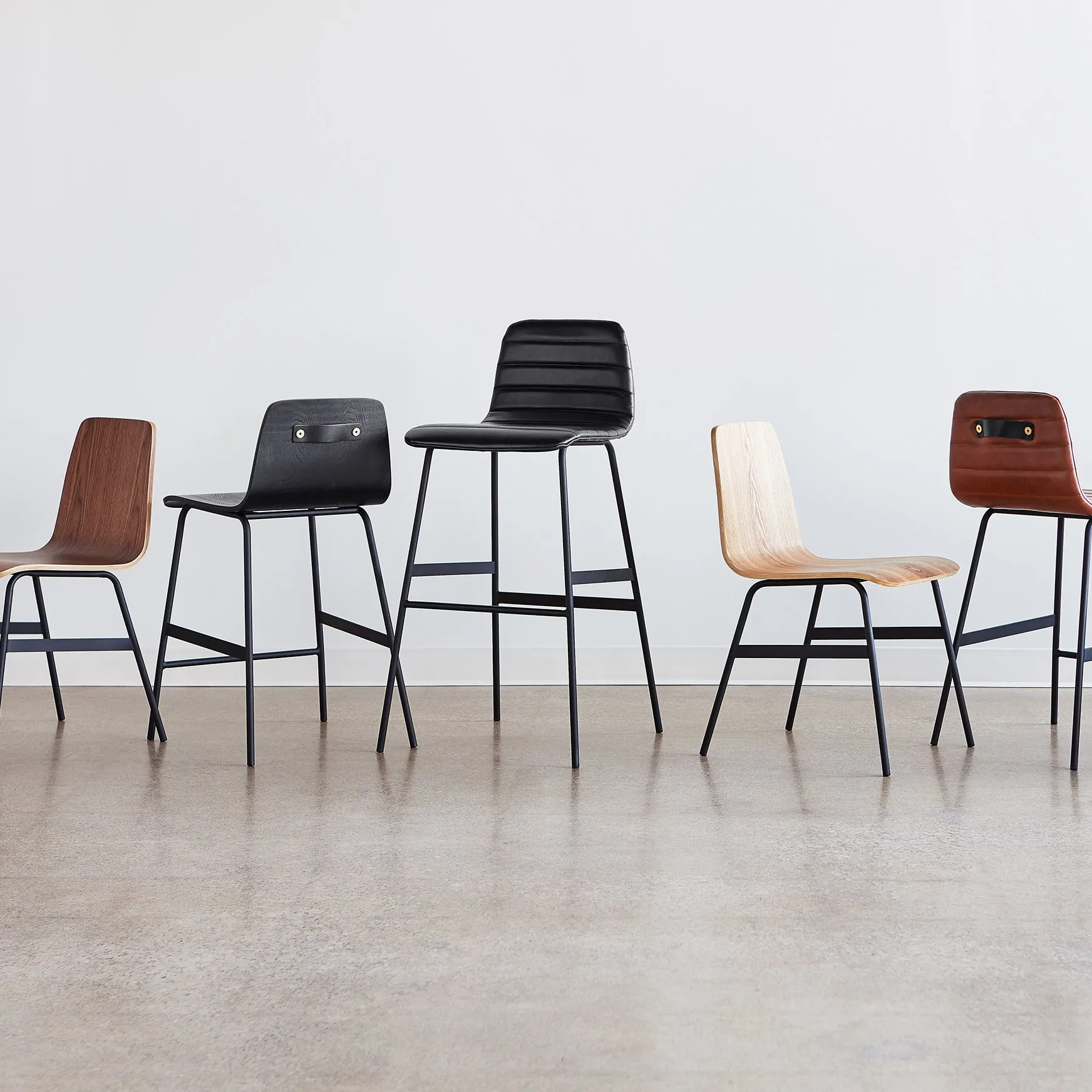 Lecture Upholstered Counter Stool