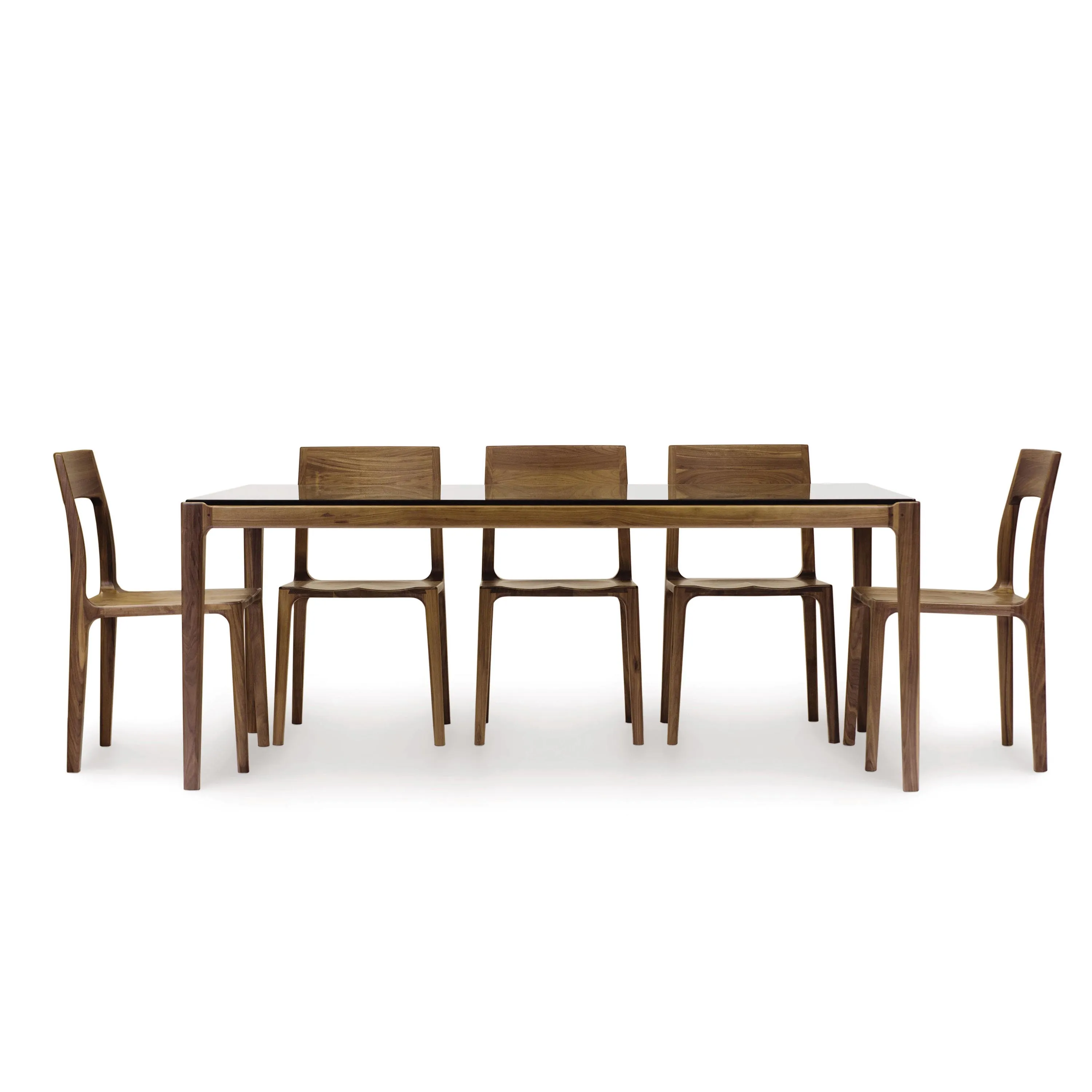 Lisse Glass Top Dining Table