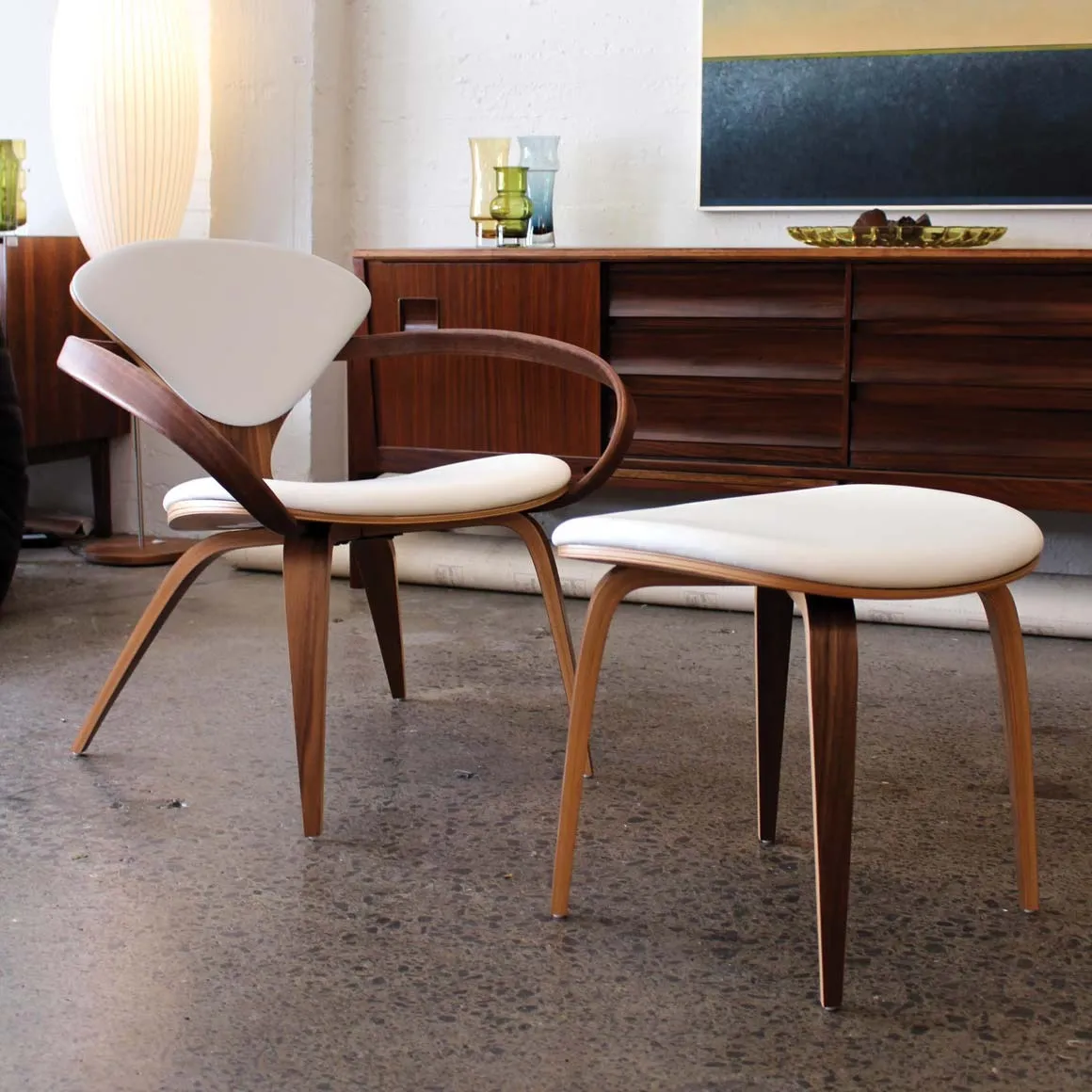 Lounge Armchair - Upholstered Seat and Back
