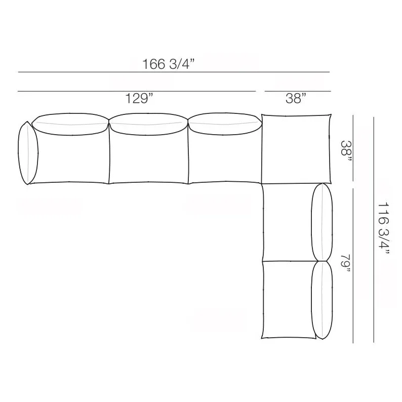 Marenco MN03 Sectional Sofa