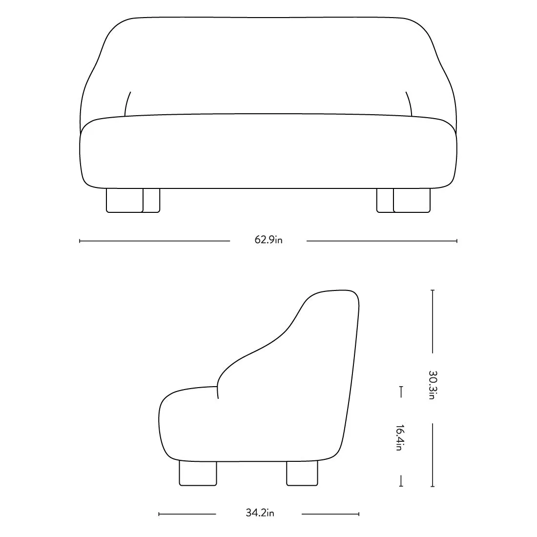 Margas 2-Seater Sofa