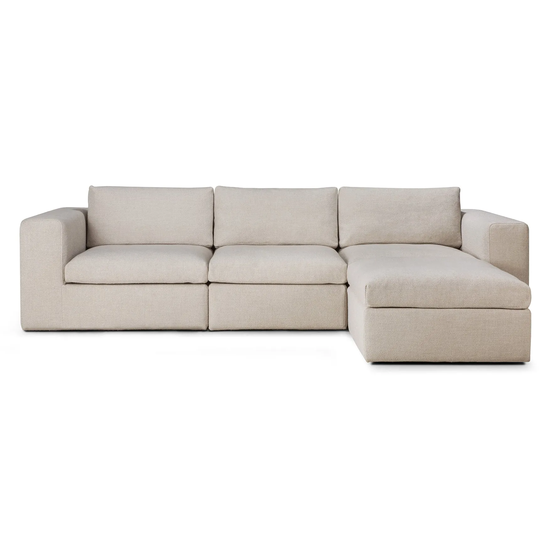 Mellow 3 Seater Chaise Sofa