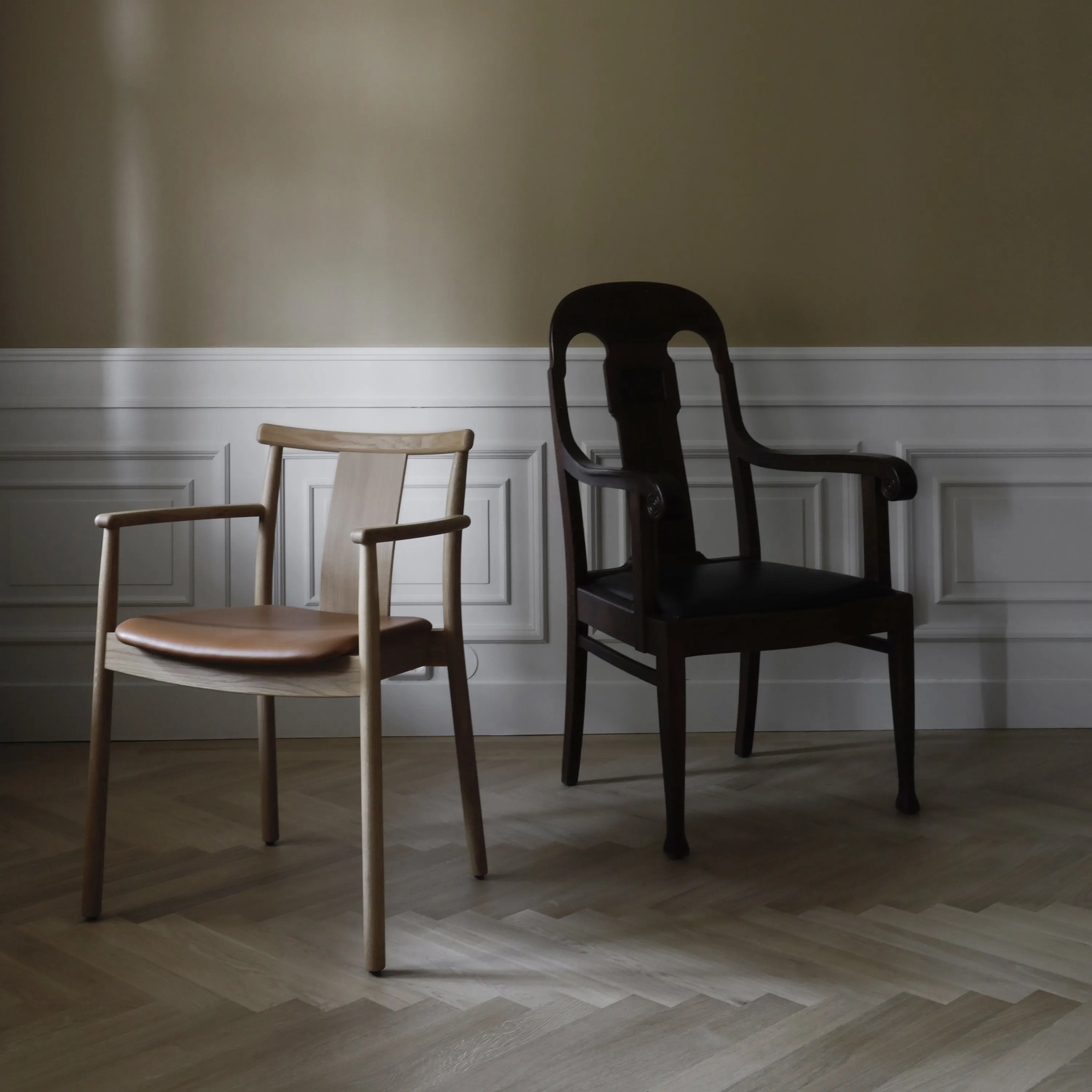 Merkur Upholstered Dining Armchair