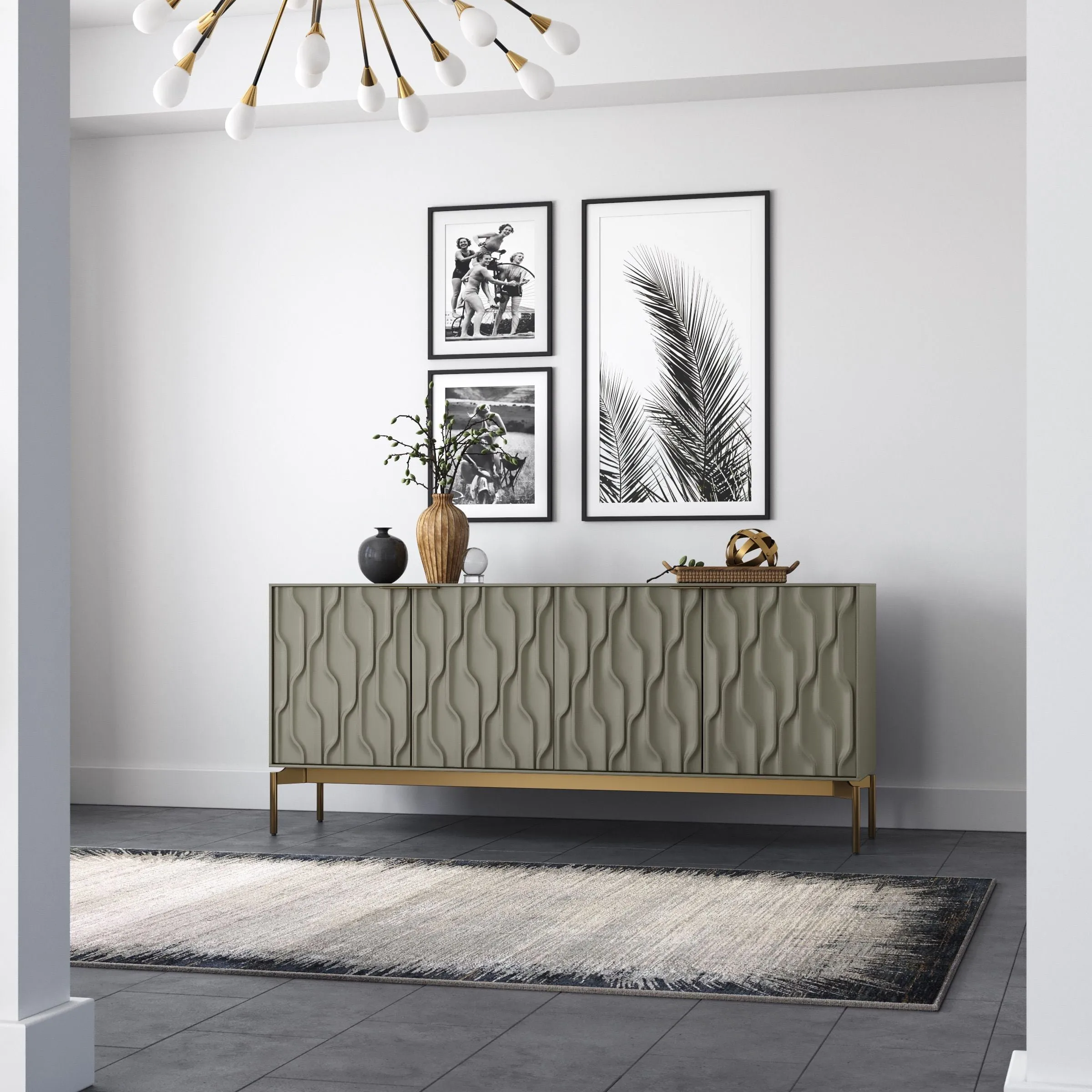Mesa 4-Door Credenza