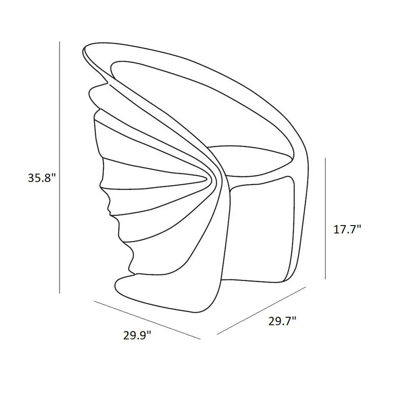 Modesty Veiled Armchair