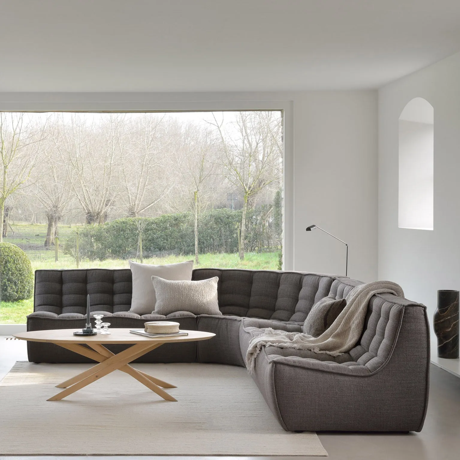 N701 Round Corner Sofa Module