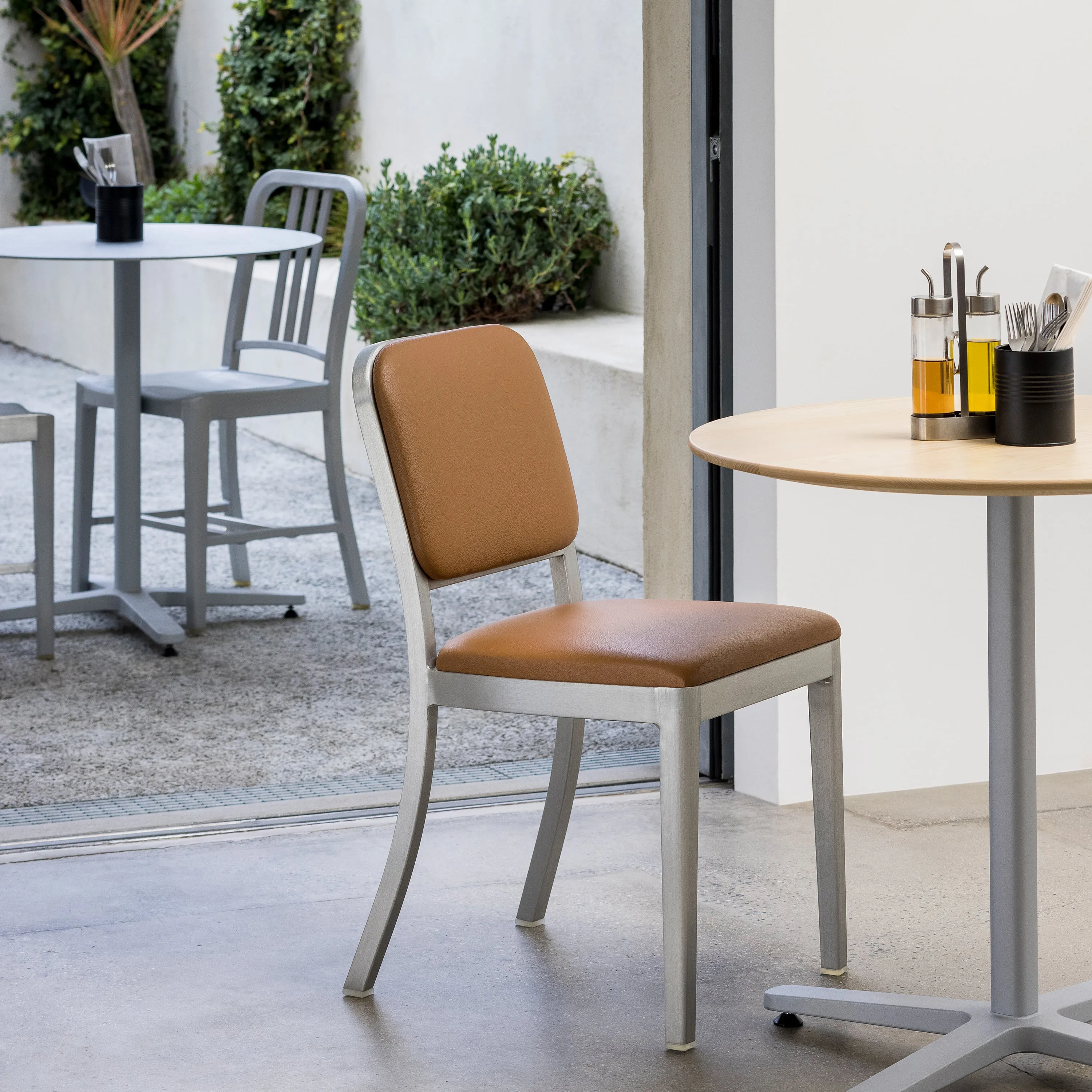 Navy Officer Side Chair