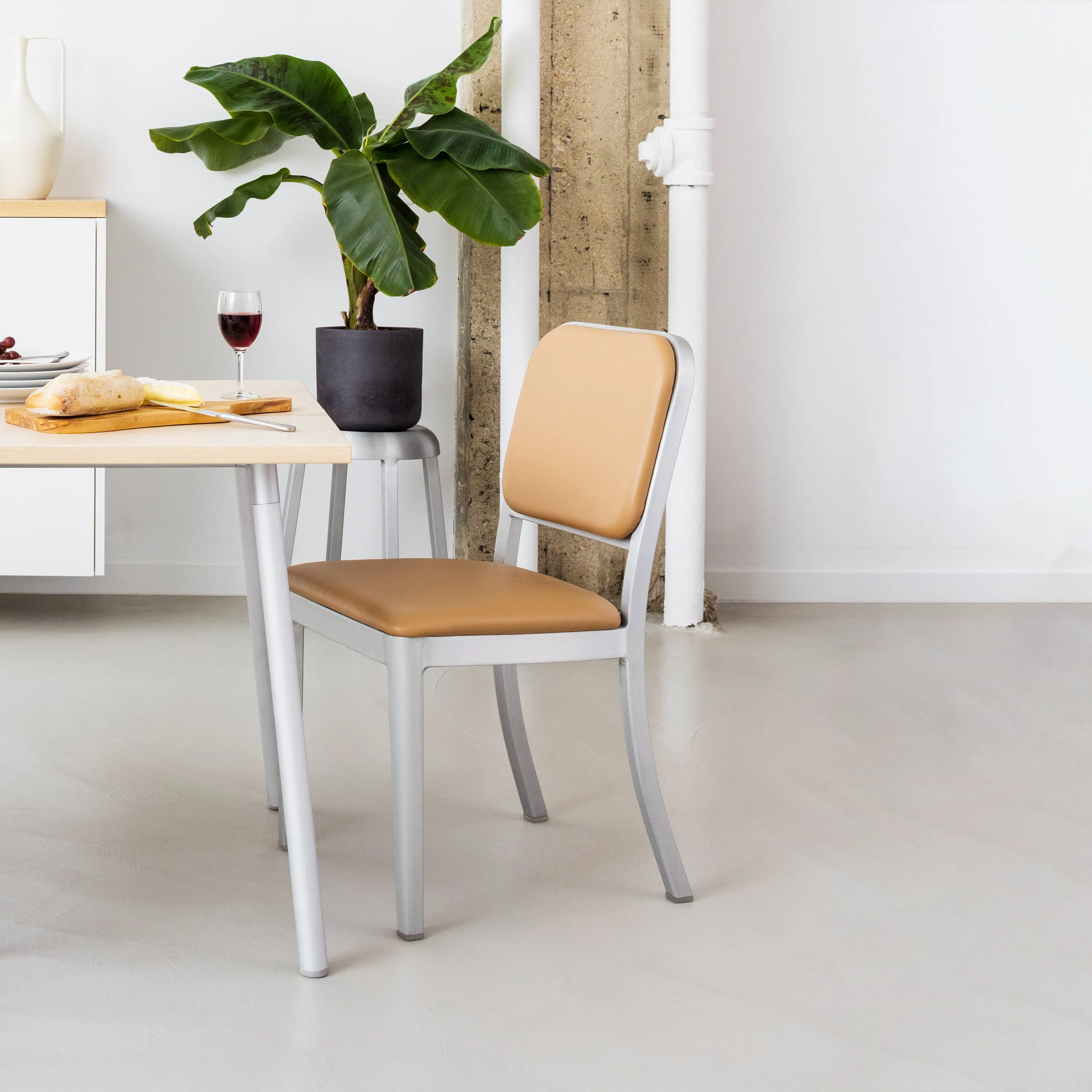 Navy Officer Side Chair