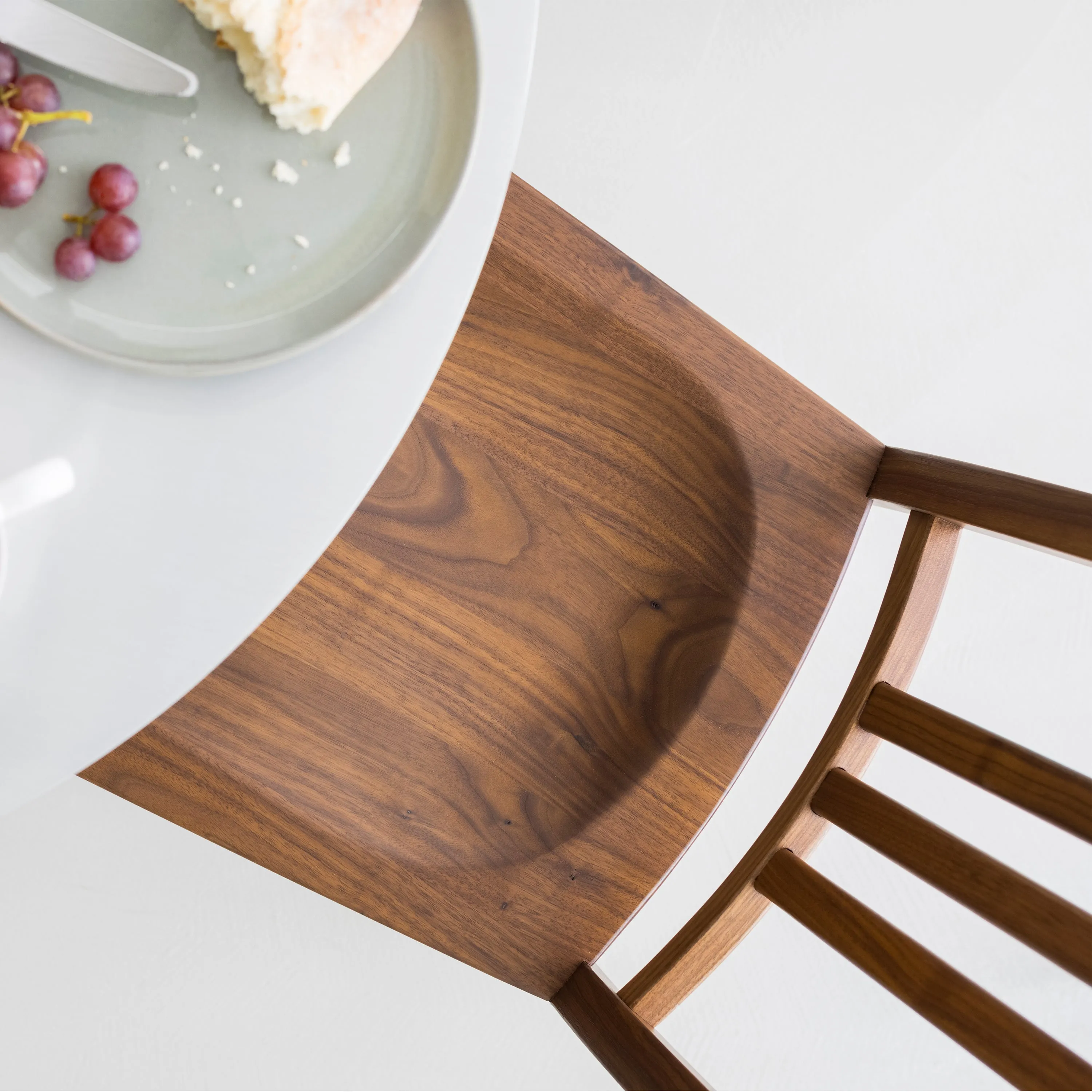 Navy Wood Chair