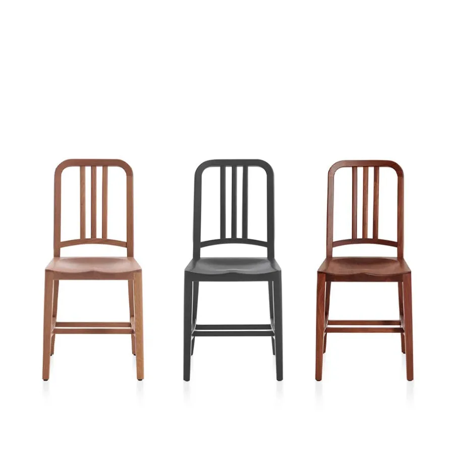 Navy Wood Chair
