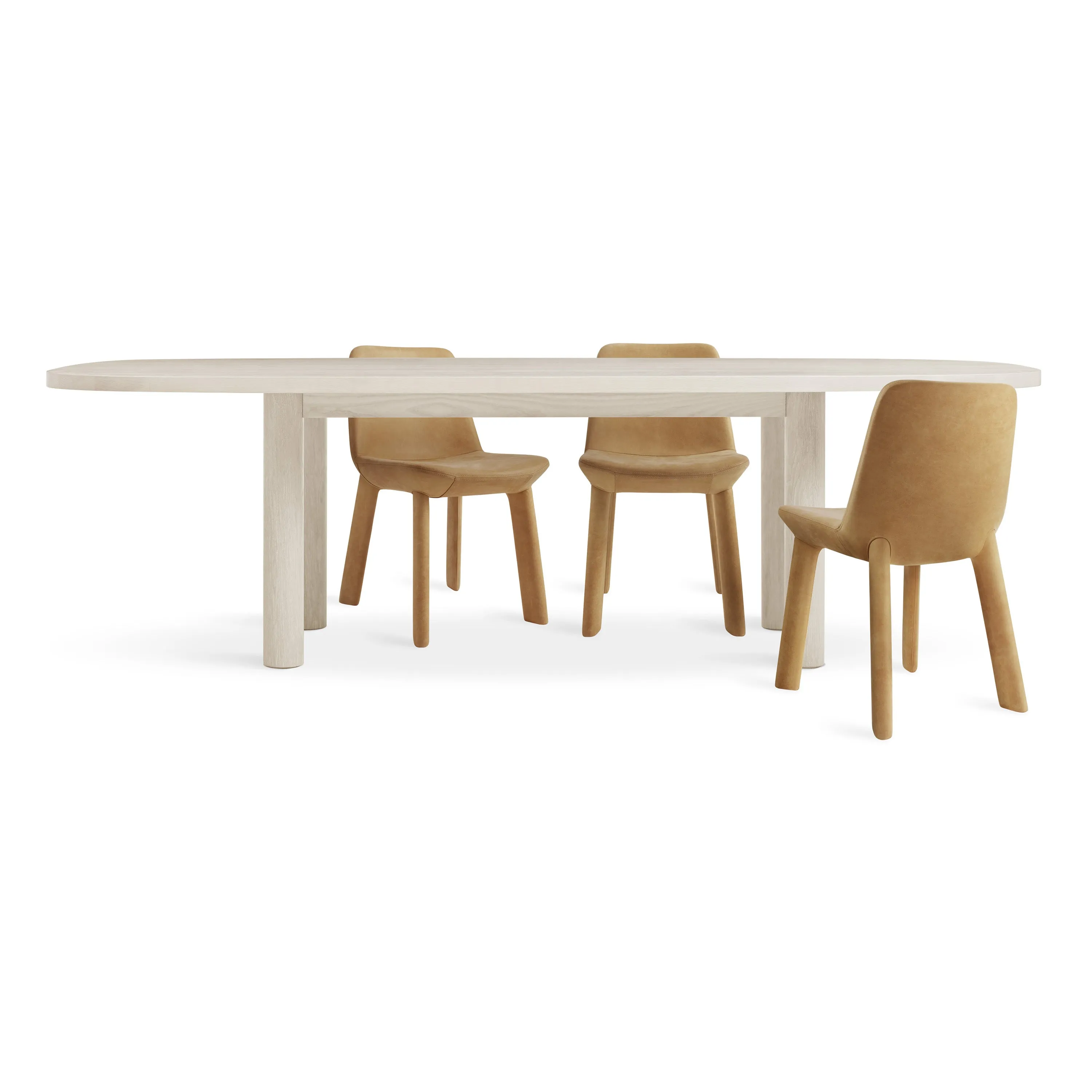 Neat Leather Dining Chair