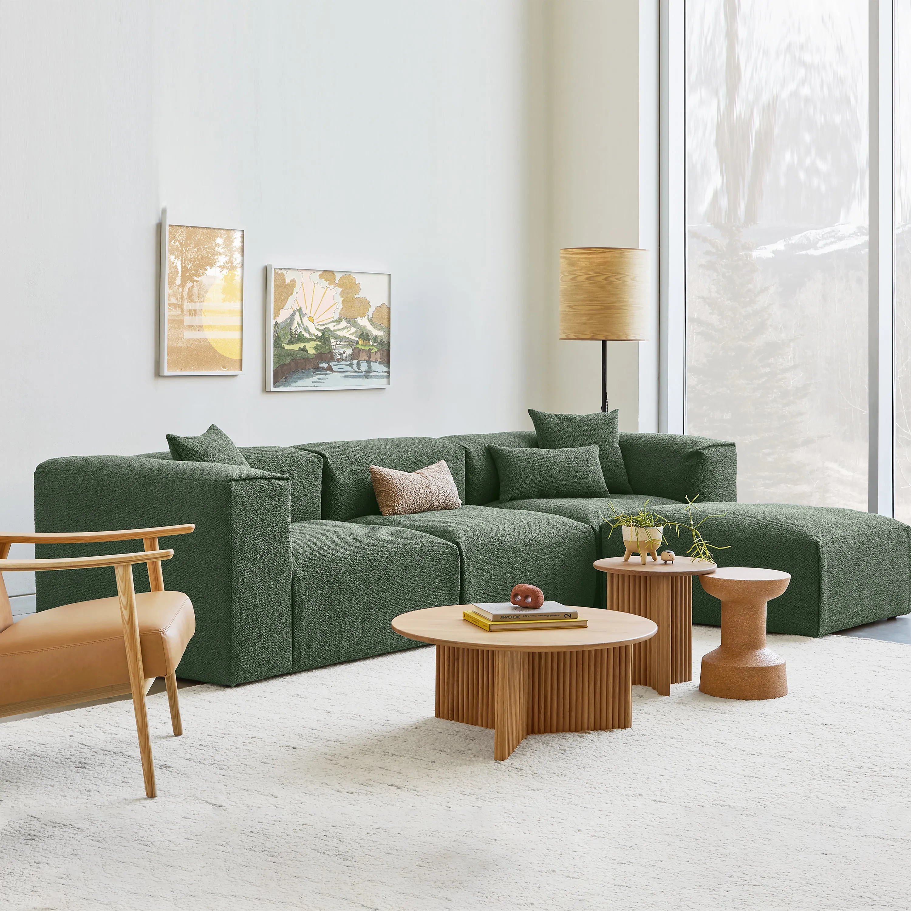 Nest Modular 4-piece Sectional
