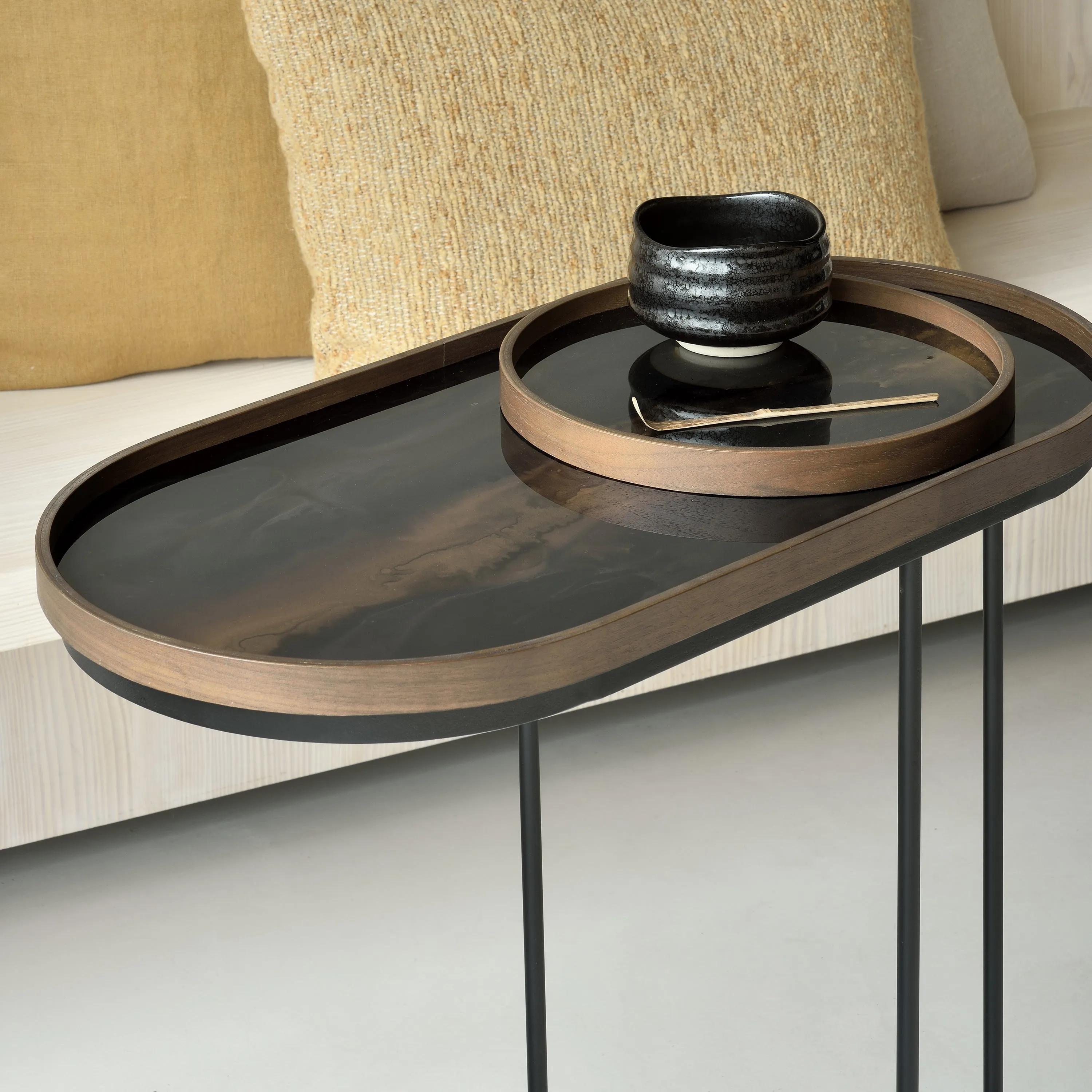 Oblong Tray Side Table