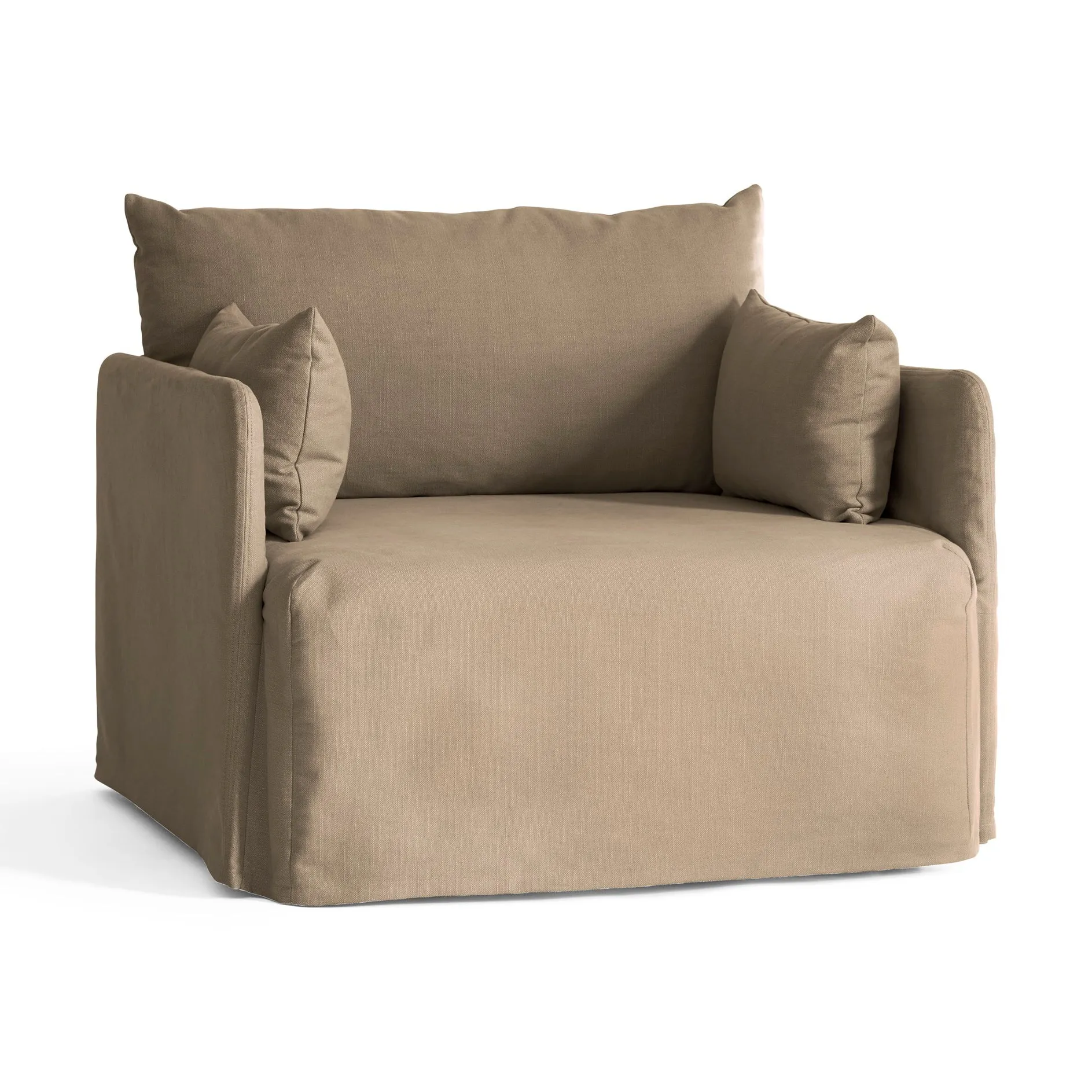 Offset Lounge Chair with Loose Cover