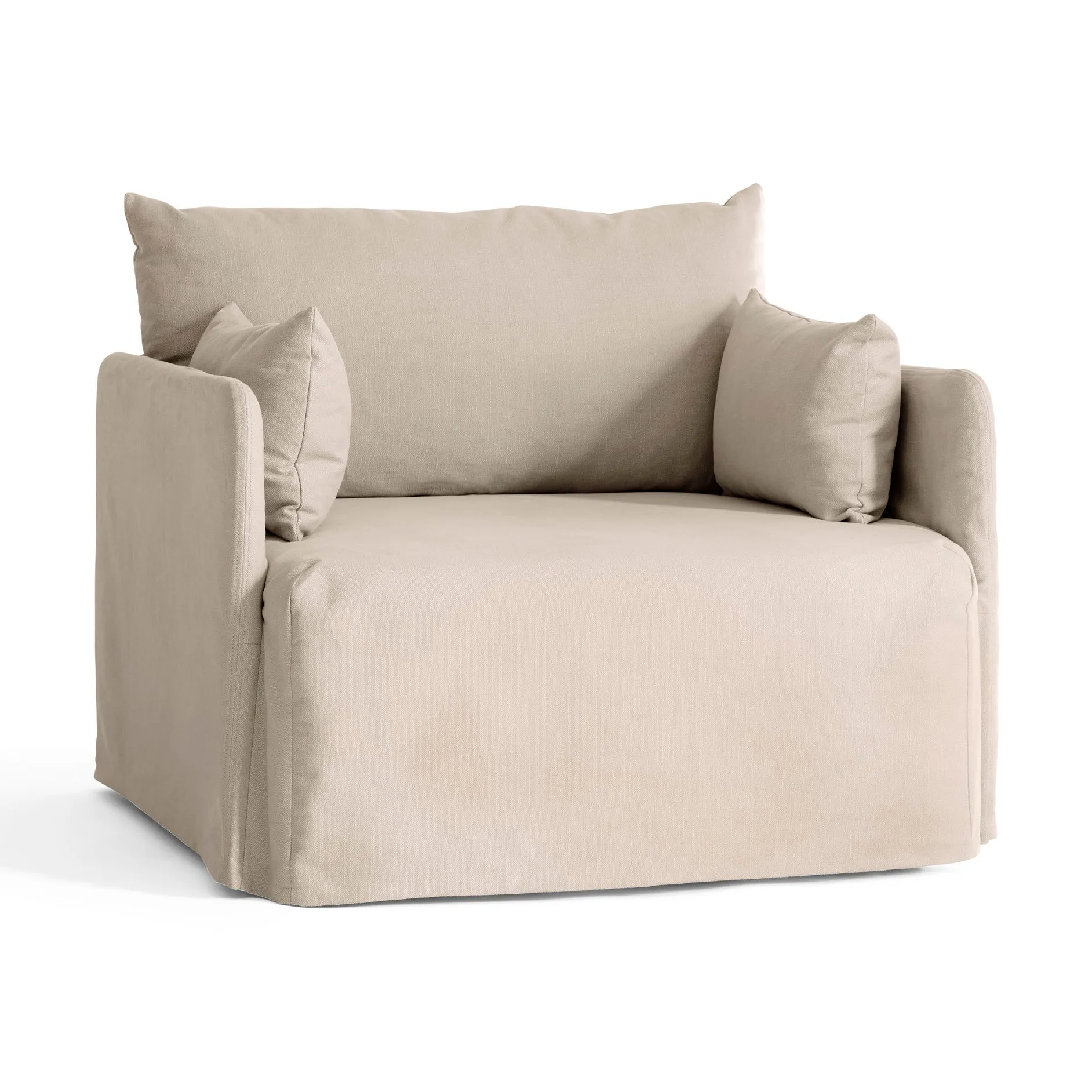 Offset Lounge Chair with Loose Cover