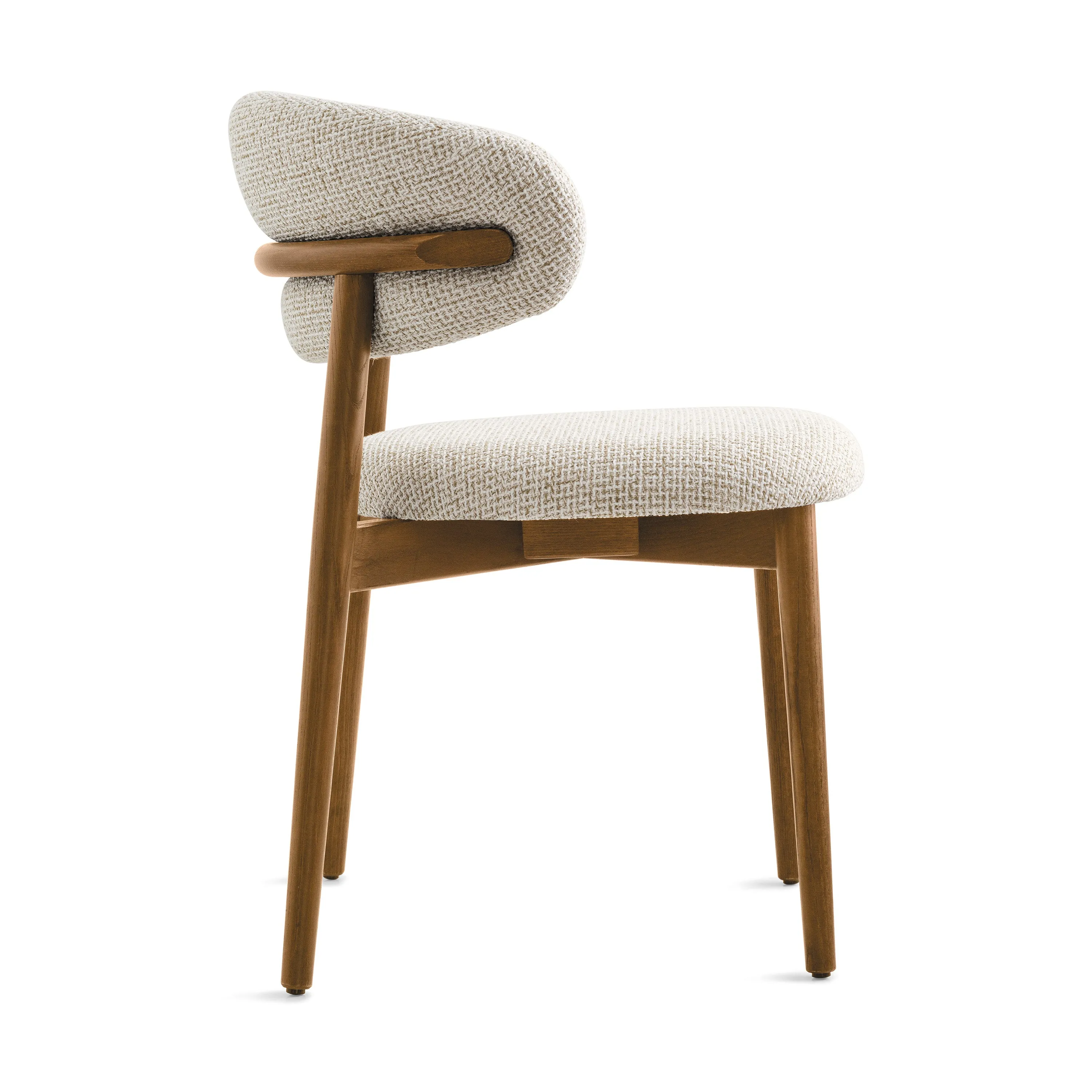Oleandro Chair with Wood Base