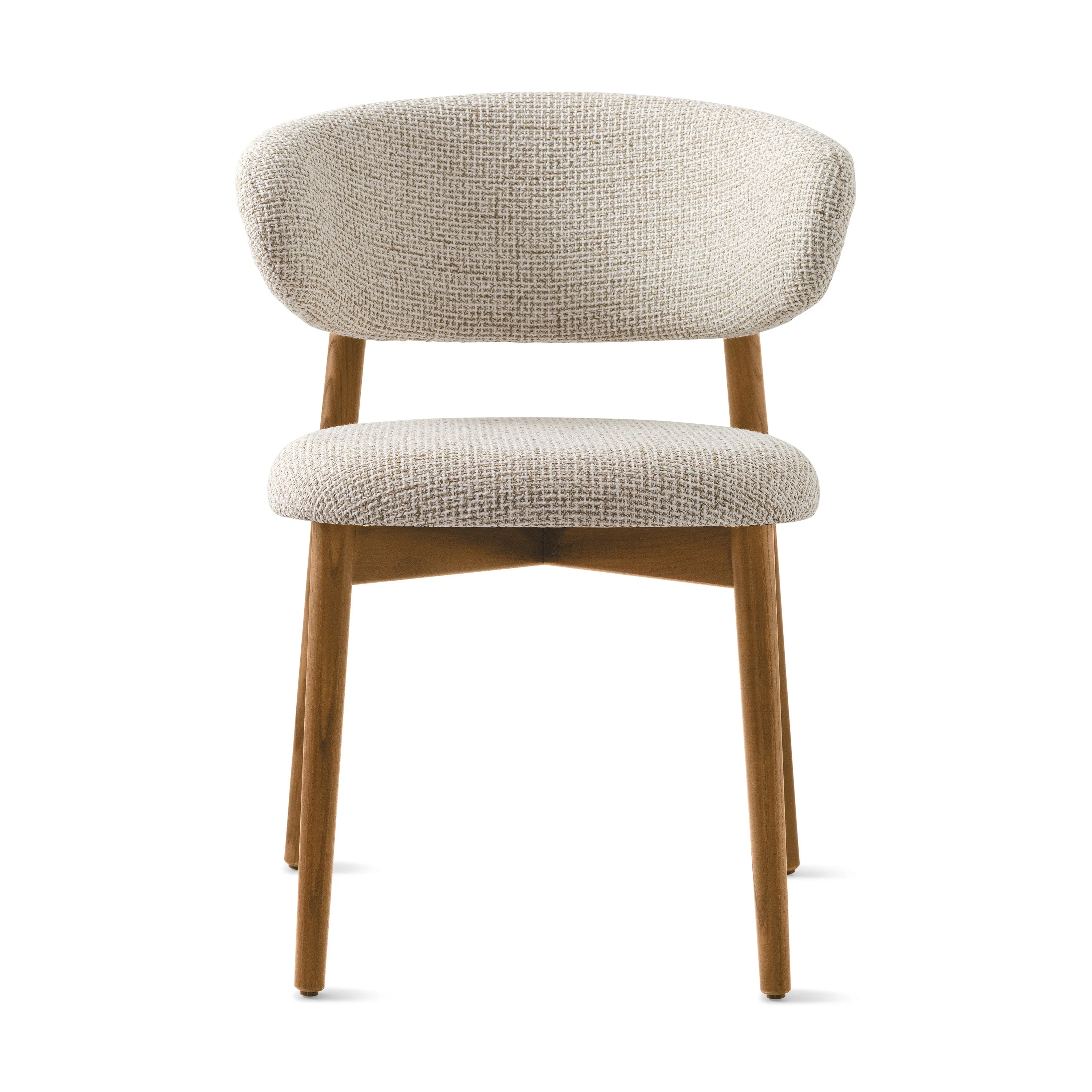 Oleandro Chair with Wood Base