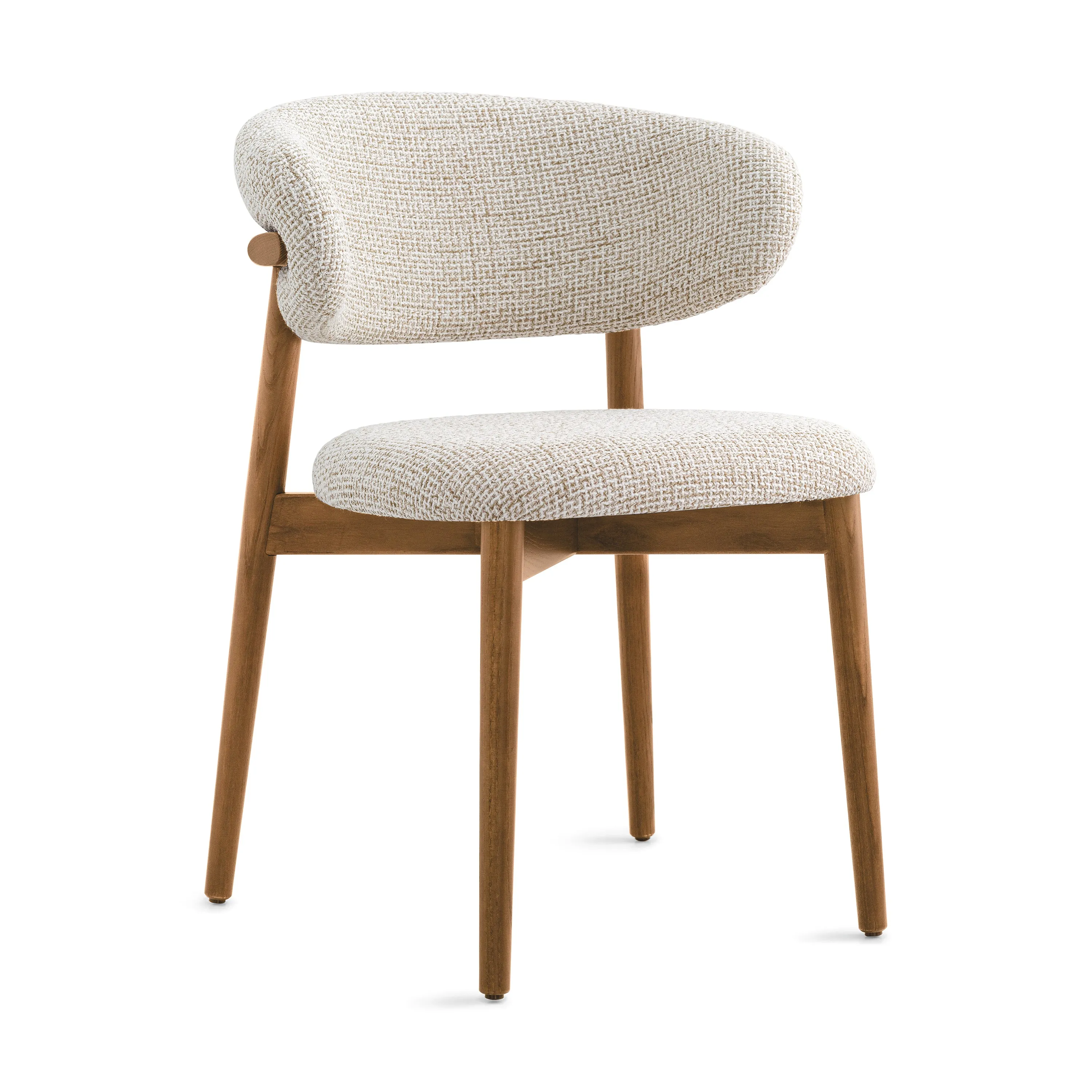 Oleandro Chair with Wood Base